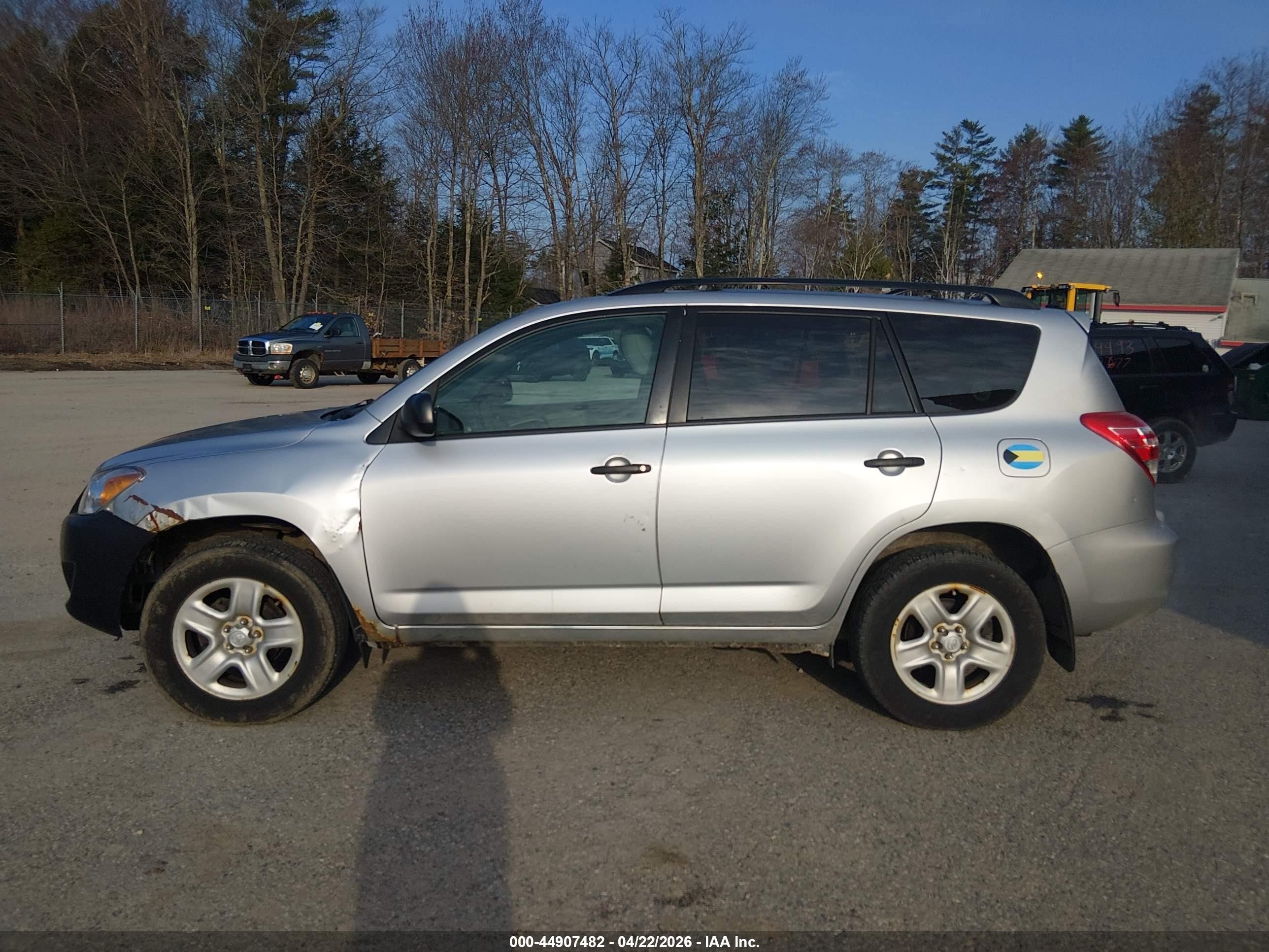2012 Toyota Rav4   Silver vin: 2T3BF4DV5CW225261