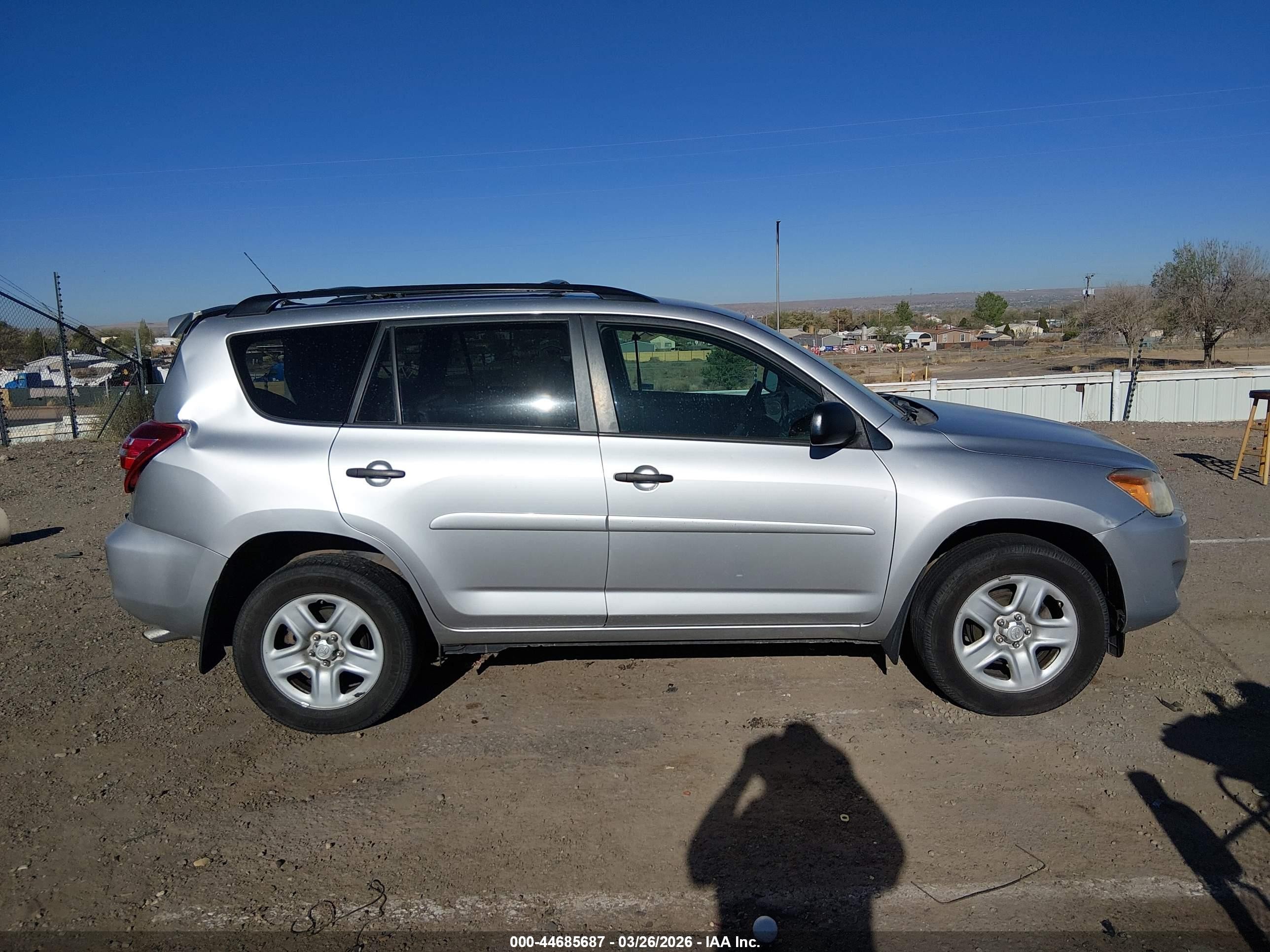 2012 Toyota Rav4   Silver vin: 2T3BF4DV5CW257062