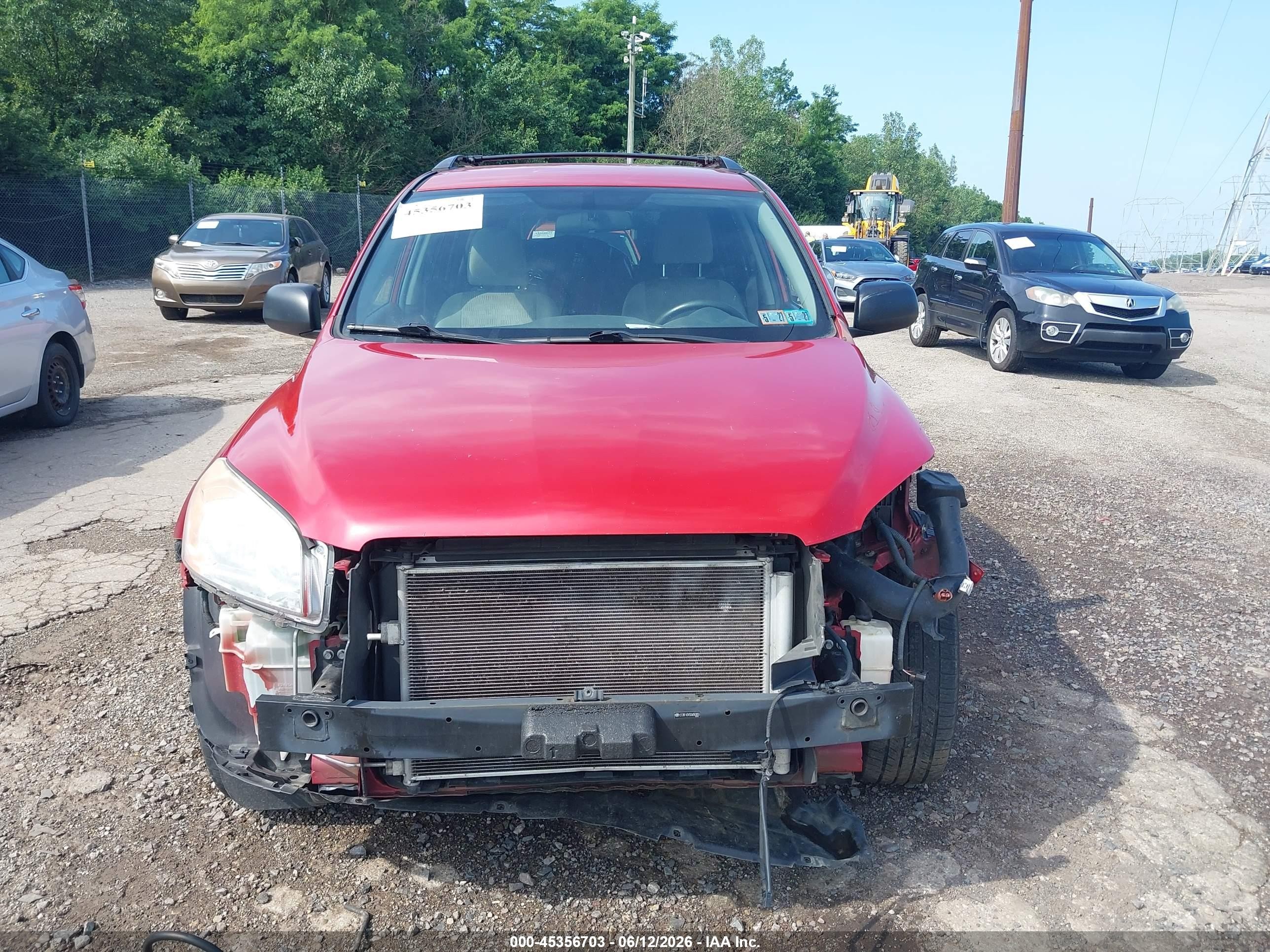 2012 Toyota Rav4   Red vin: 2T3BF4DV5CW263055