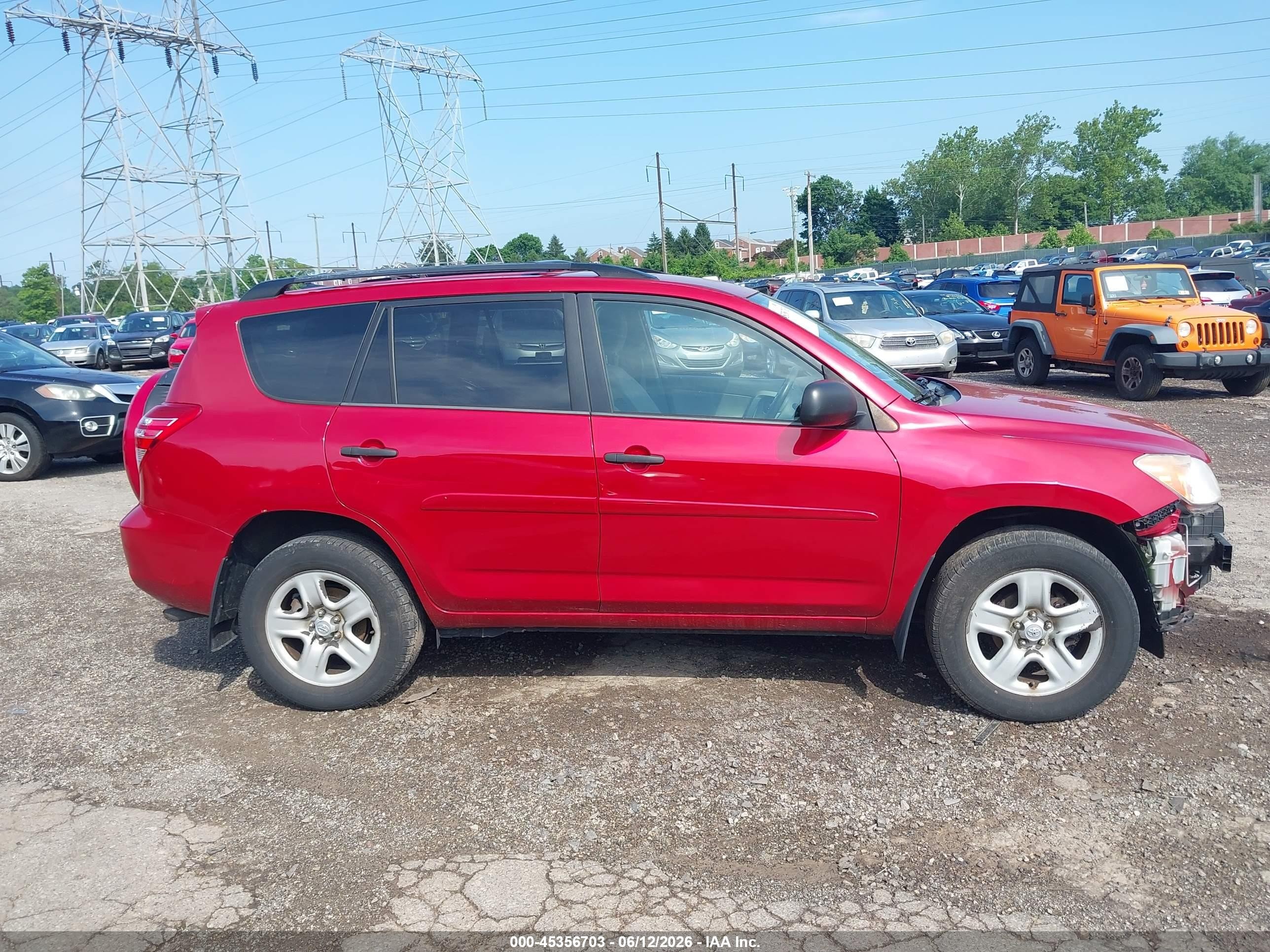 2012 Toyota Rav4   Red vin: 2T3BF4DV5CW263055