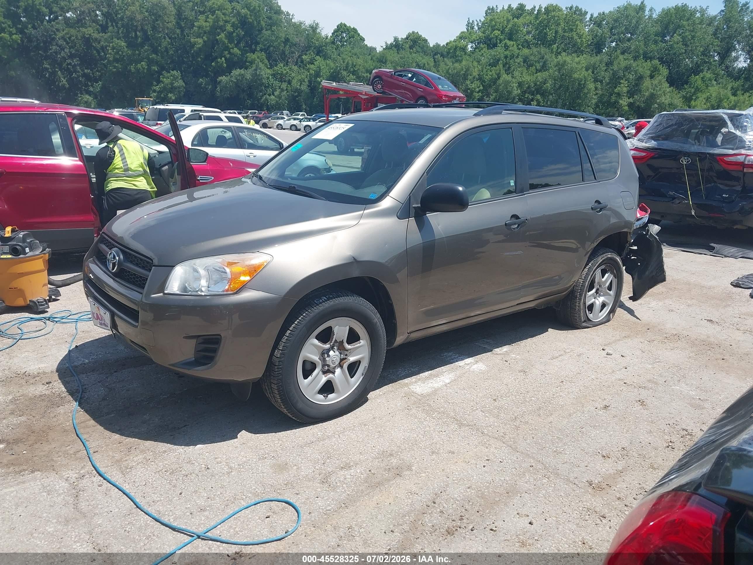2012 Toyota Rav4   Gray vin: 2T3BF4DV5CW265985