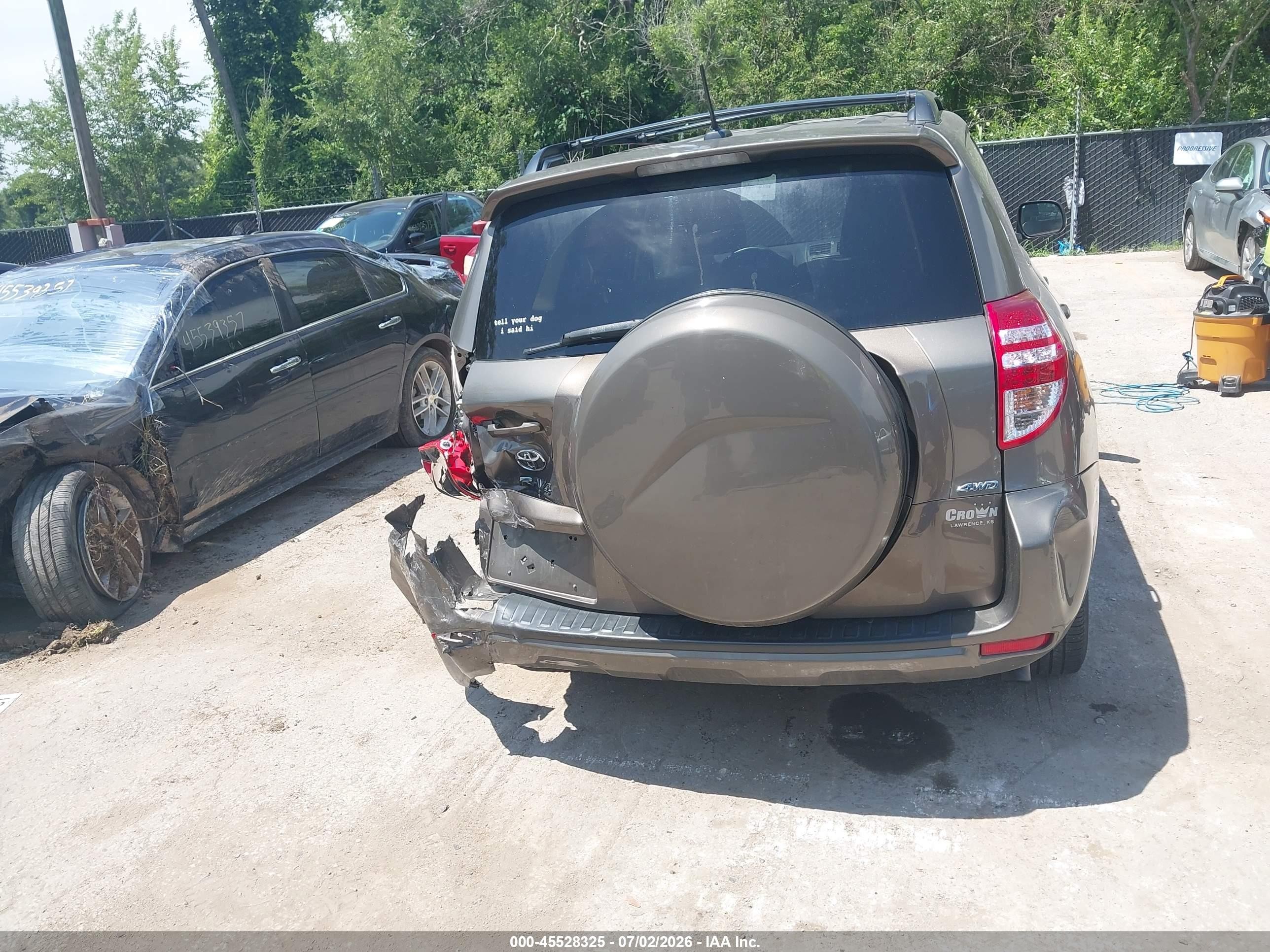 2012 Toyota Rav4   Gray vin: 2T3BF4DV5CW265985