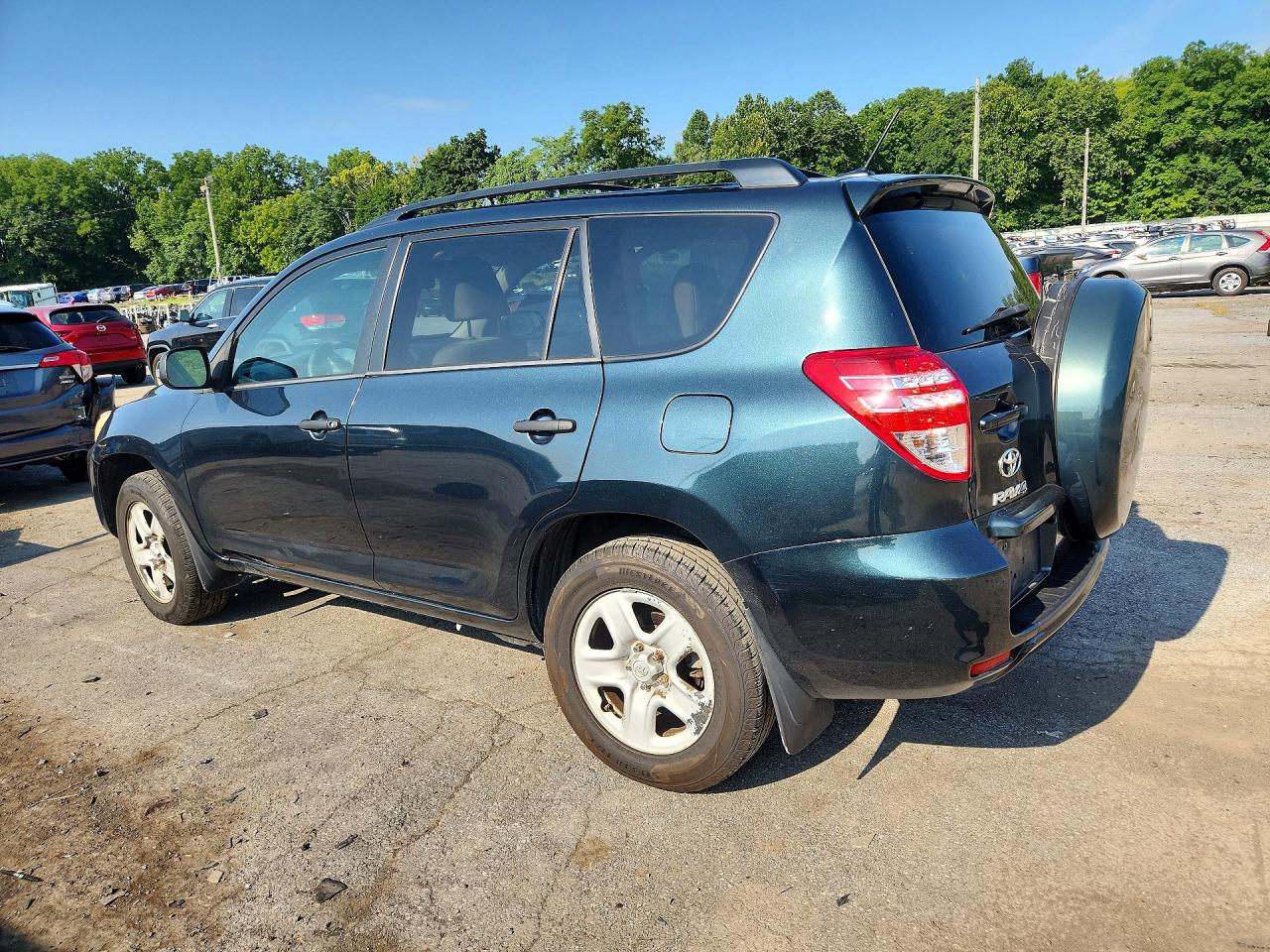 2012 Toyota Rav4 Base Teal vin: 2T3BF4DV5CW267235