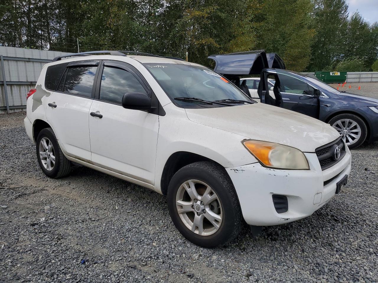 2010 Toyota Rav4 Base White vin: 2T3BF4DV6AW033408