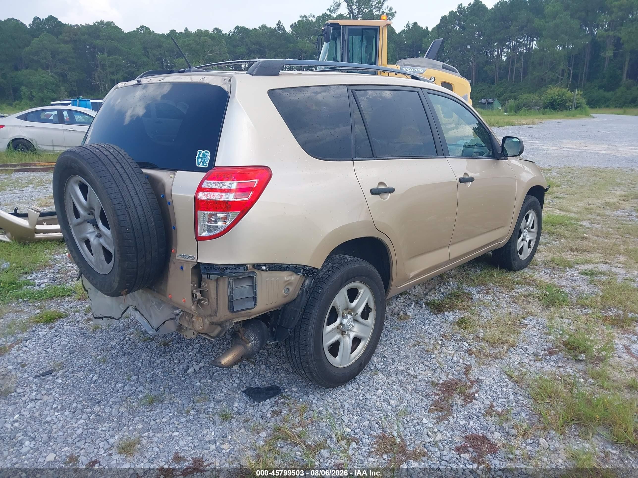 2010 Toyota Rav4   Gold vin: 2T3BF4DV6AW037037