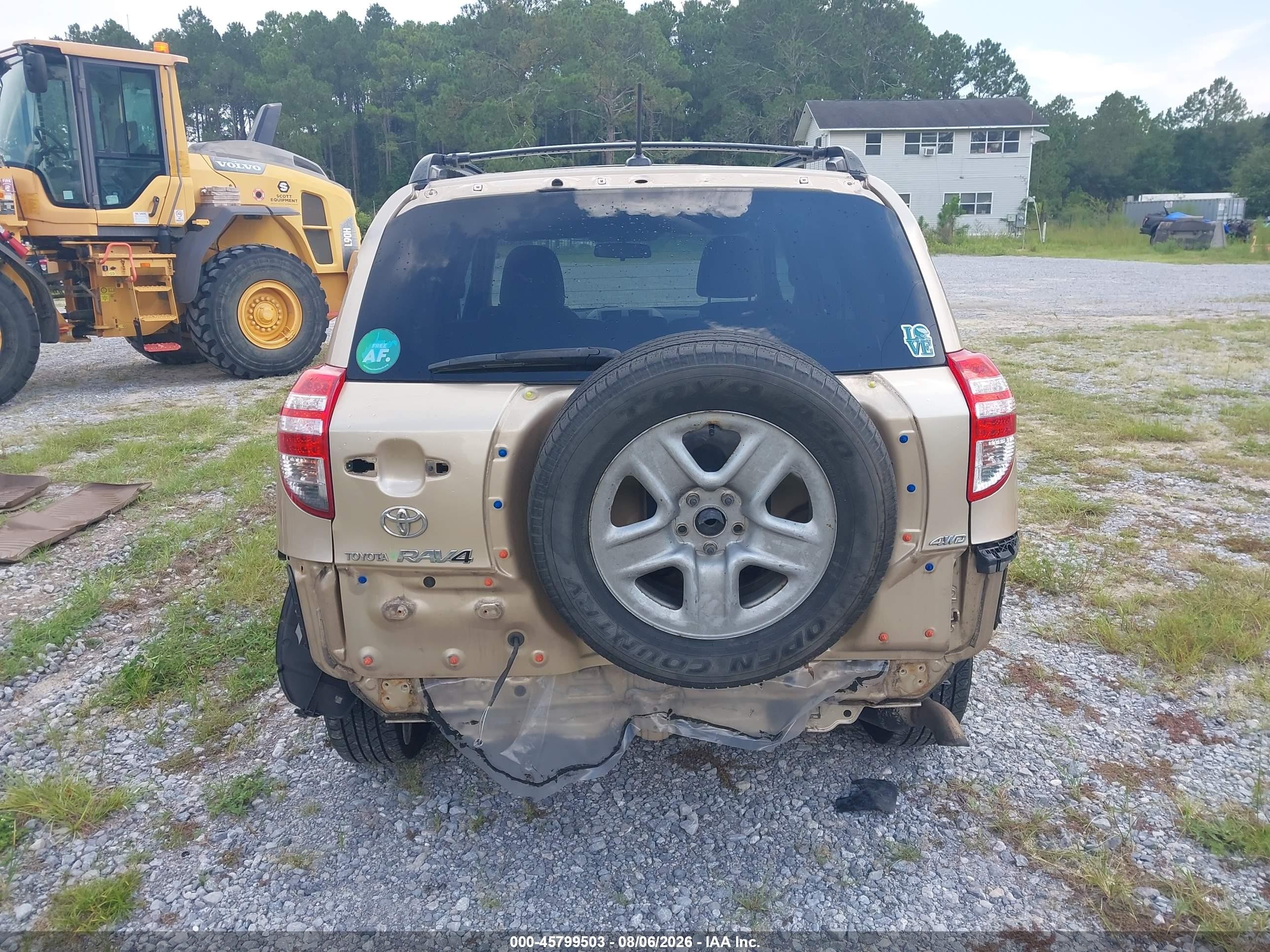2010 Toyota Rav4   Gold vin: 2T3BF4DV6AW037037