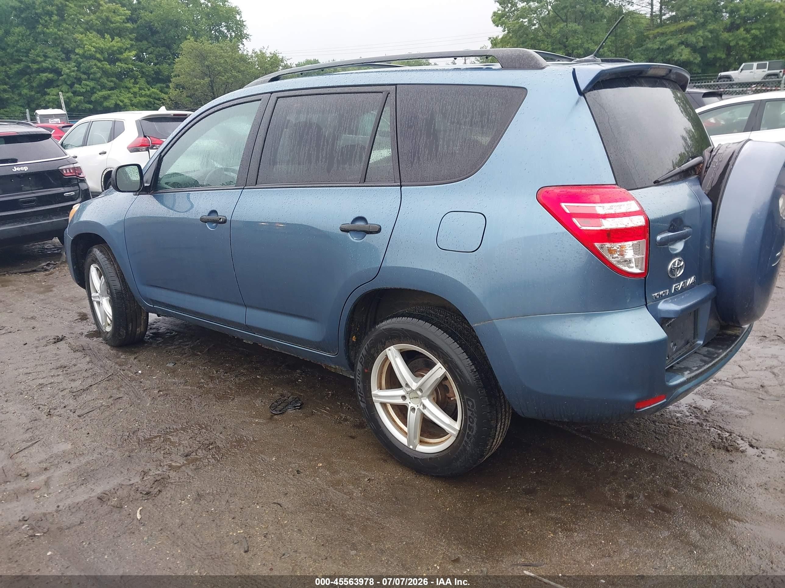 2010 Toyota Rav4   Blue vin: 2T3BF4DV6AW055750
