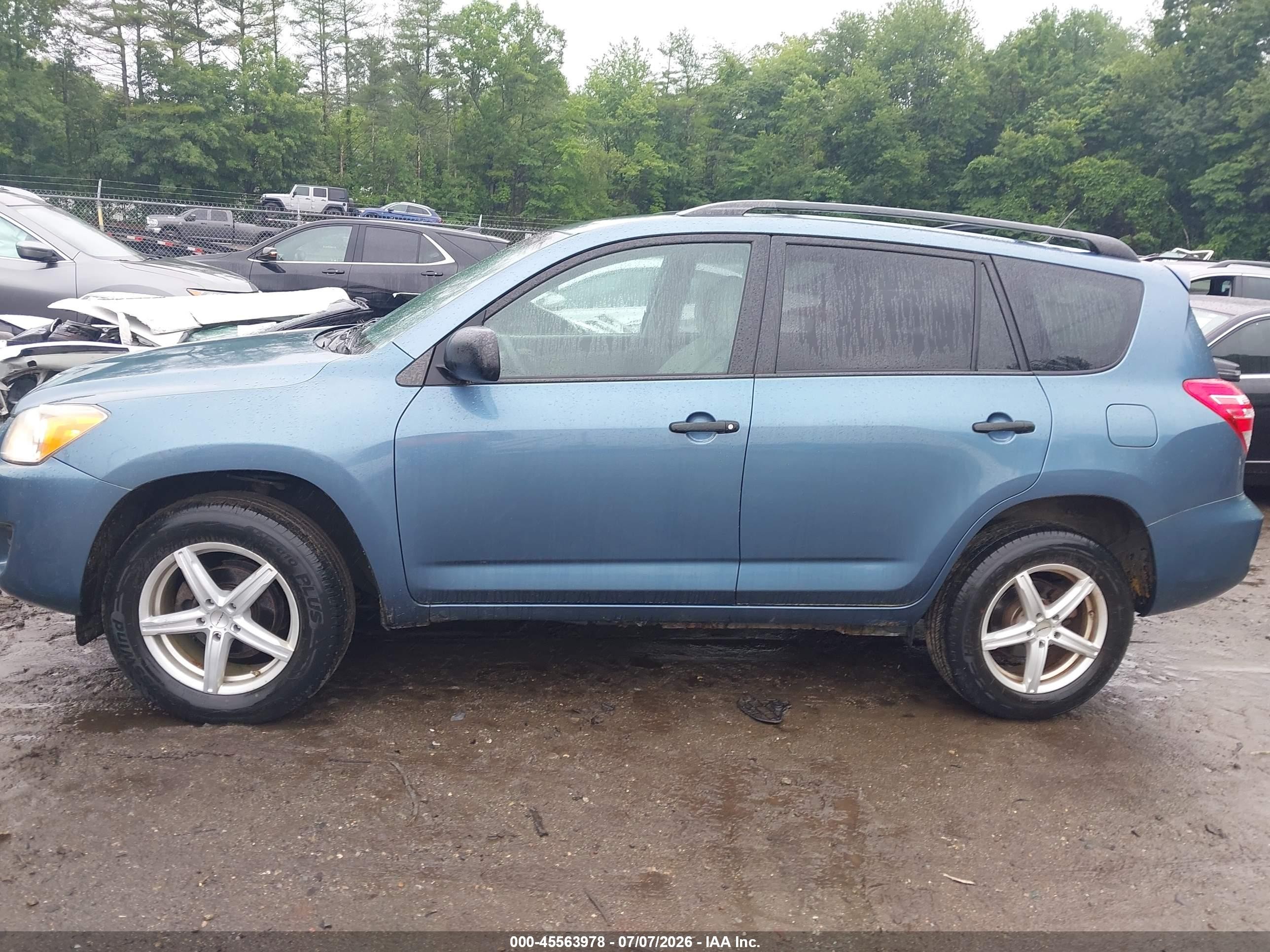 2010 Toyota Rav4   Blue vin: 2T3BF4DV6AW055750