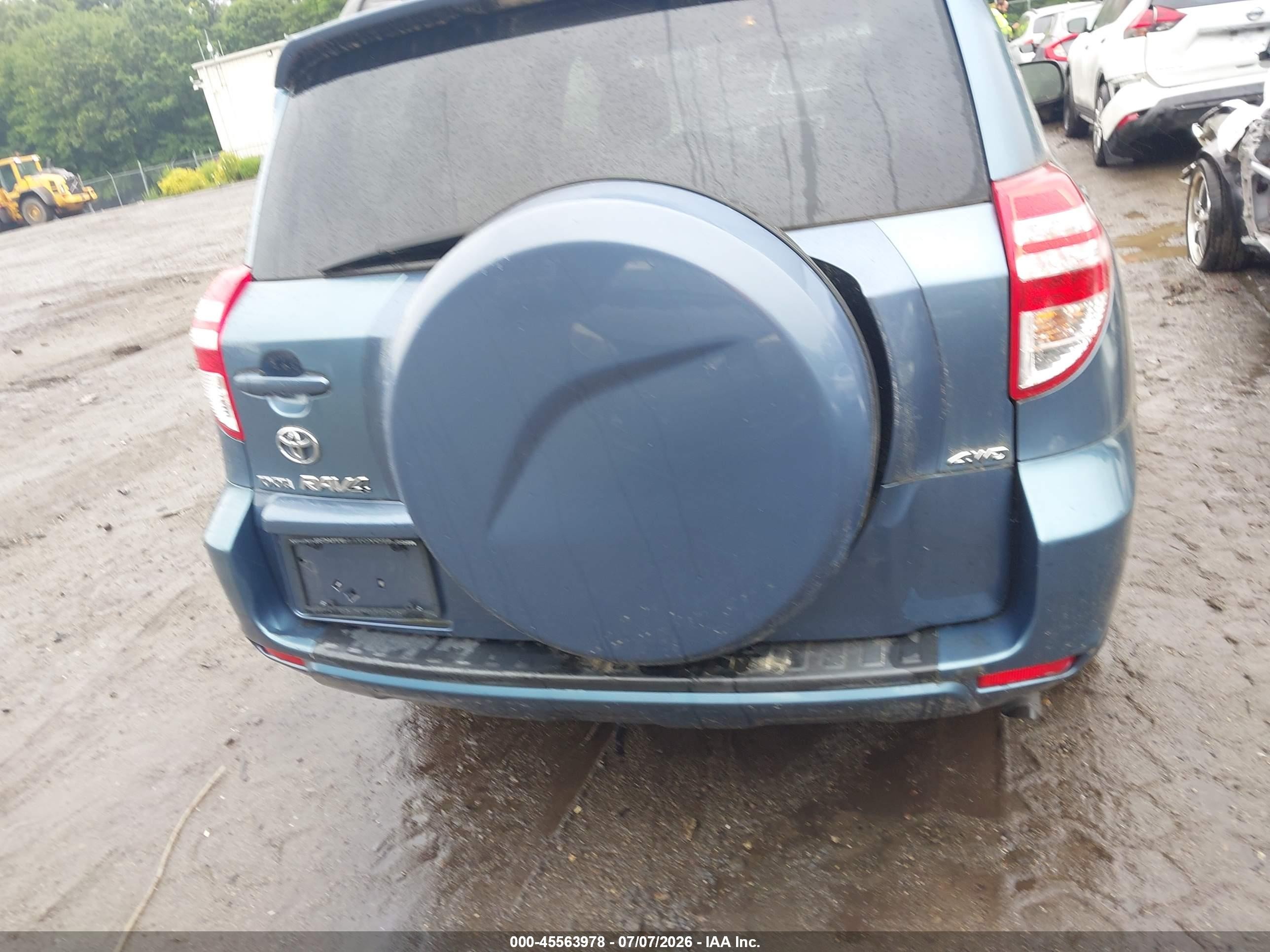 2010 Toyota Rav4   Blue vin: 2T3BF4DV6AW055750