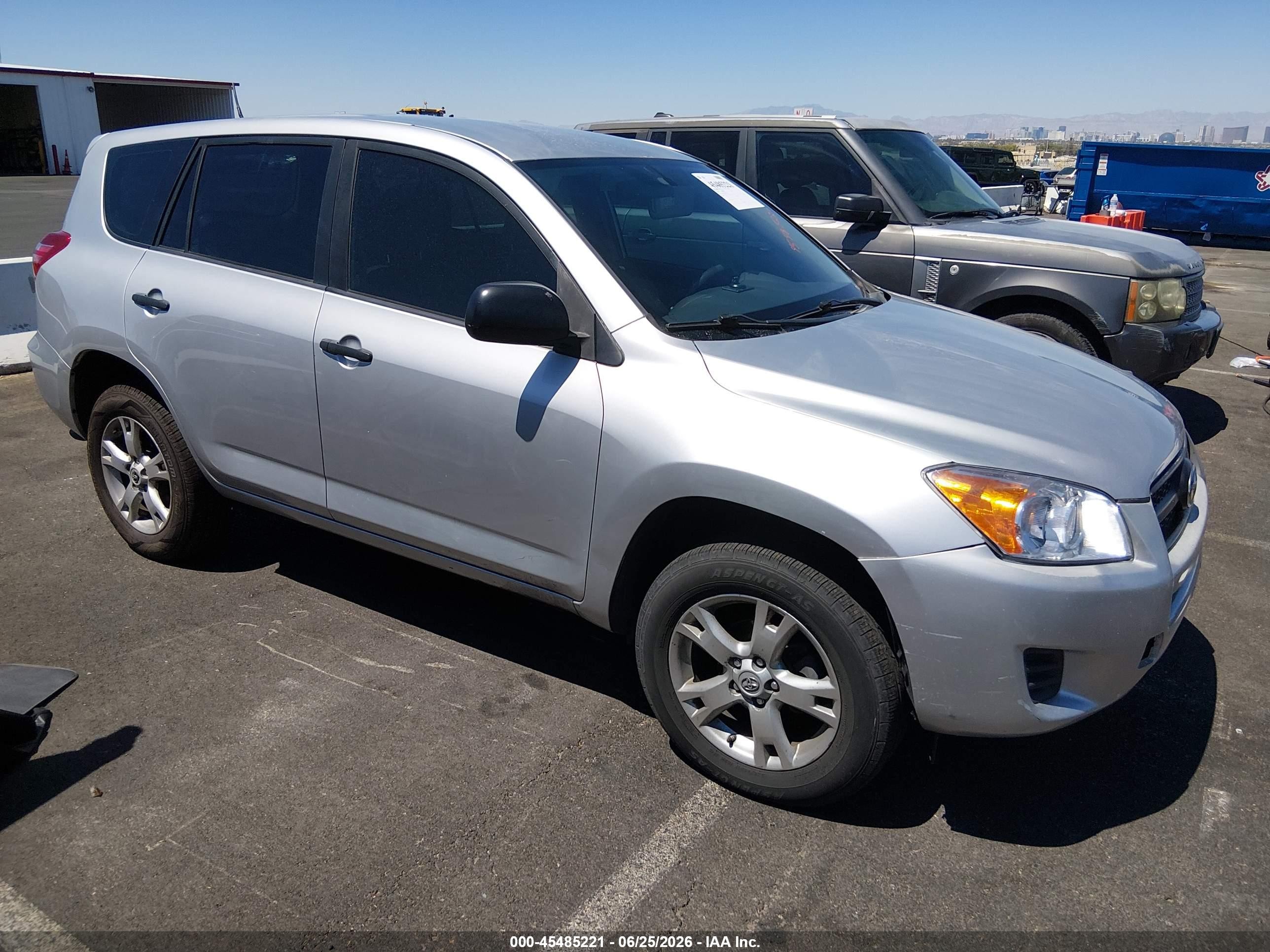 2010 Toyota Rav4   Silver vin: 2T3BF4DV6AW057367