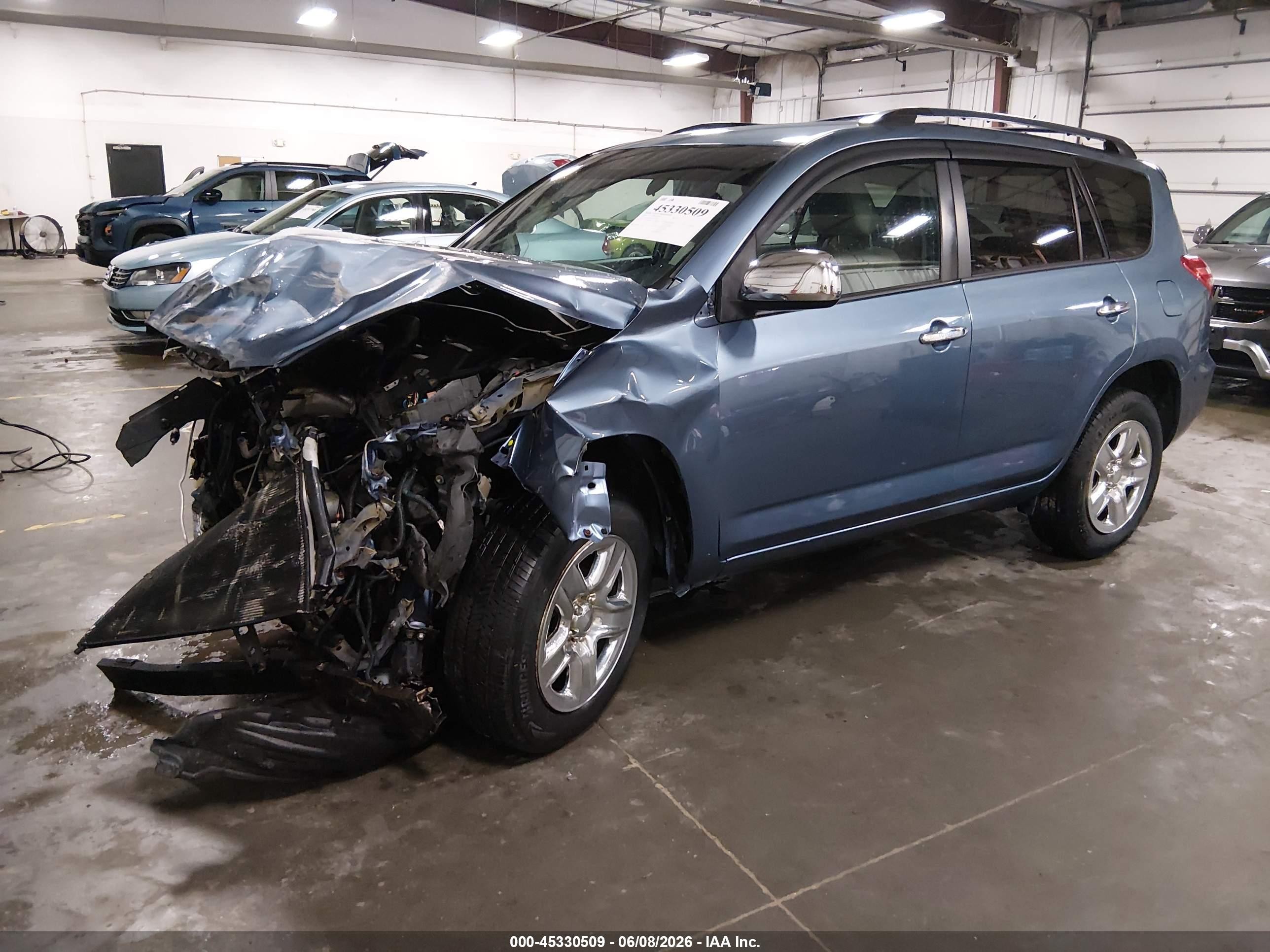 2010 Toyota Rav4   Blue vin: 2T3BF4DV6AW059166