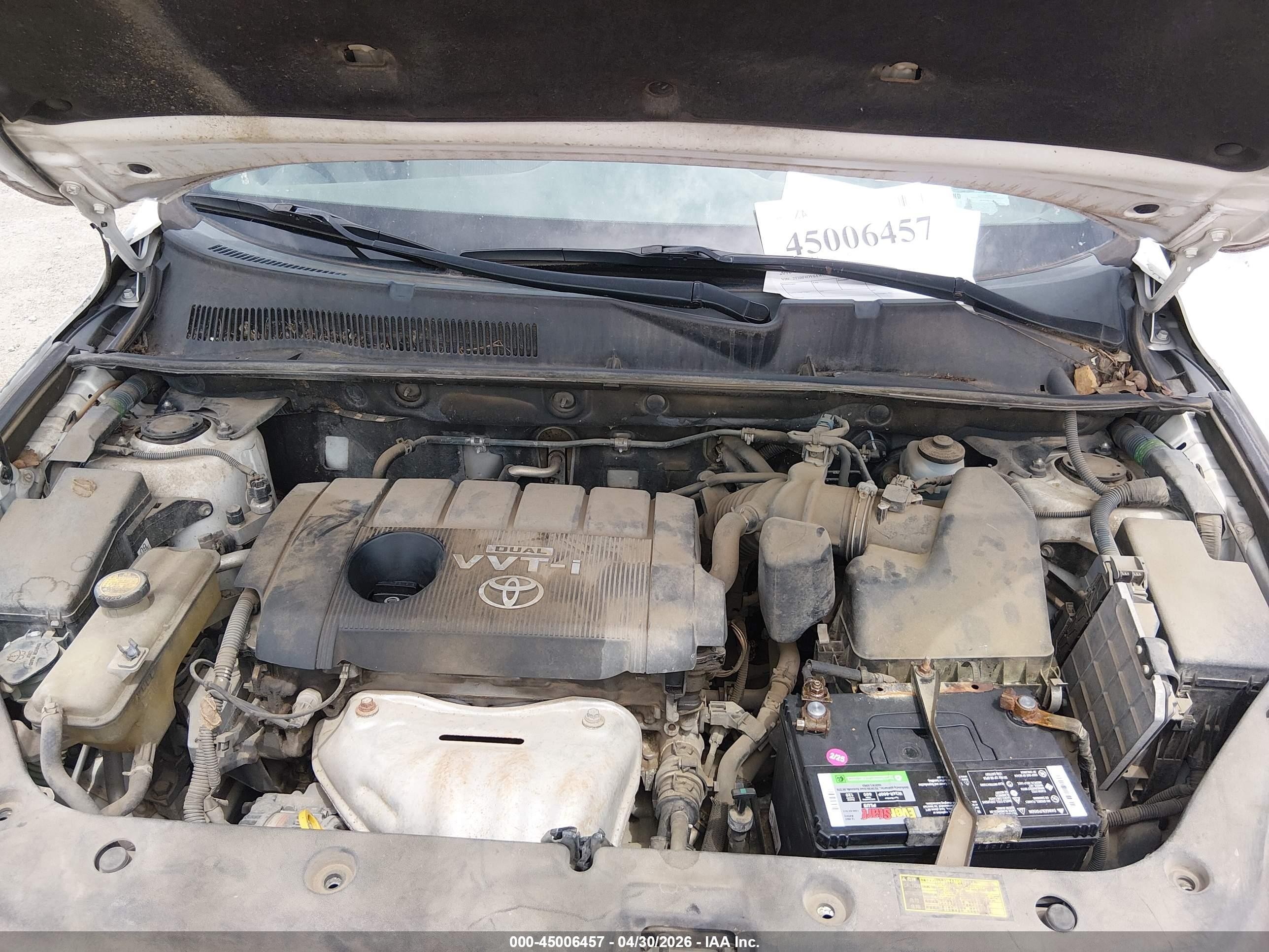 2010 Toyota Rav4   White vin: 2T3BF4DV6AW059295