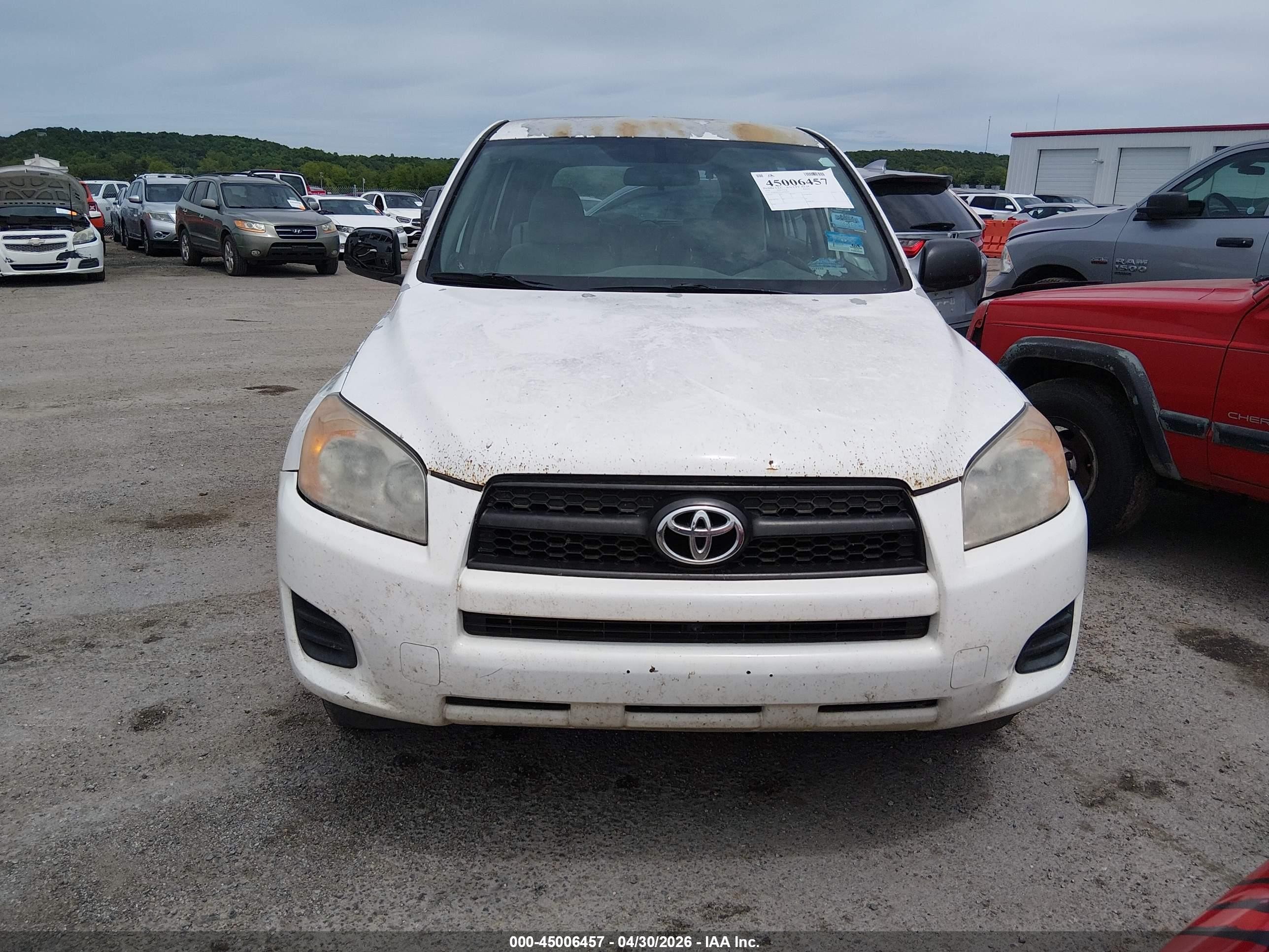 2010 Toyota Rav4   White vin: 2T3BF4DV6AW059295