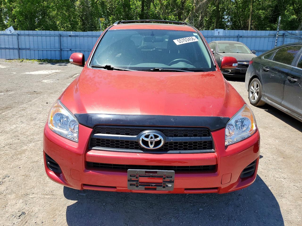 2011 Toyota Rav4 Base Красный vin: 2T3BF4DV6BW124230