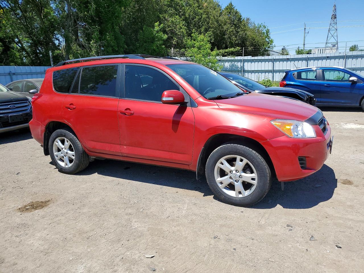 2011 Toyota Rav4 Base Красный vin: 2T3BF4DV6BW124230