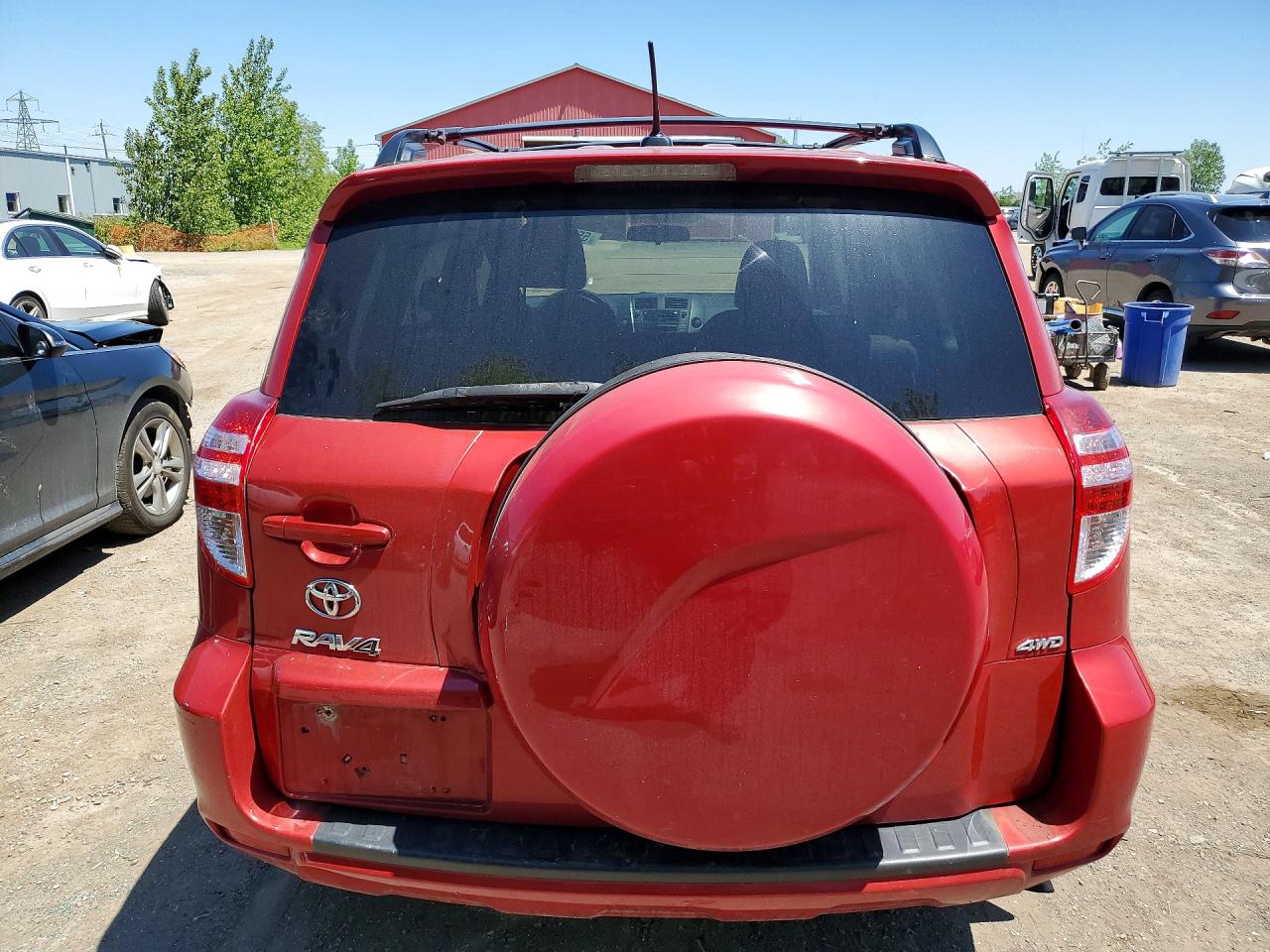 2011 Toyota Rav4 Base Красный vin: 2T3BF4DV6BW124230