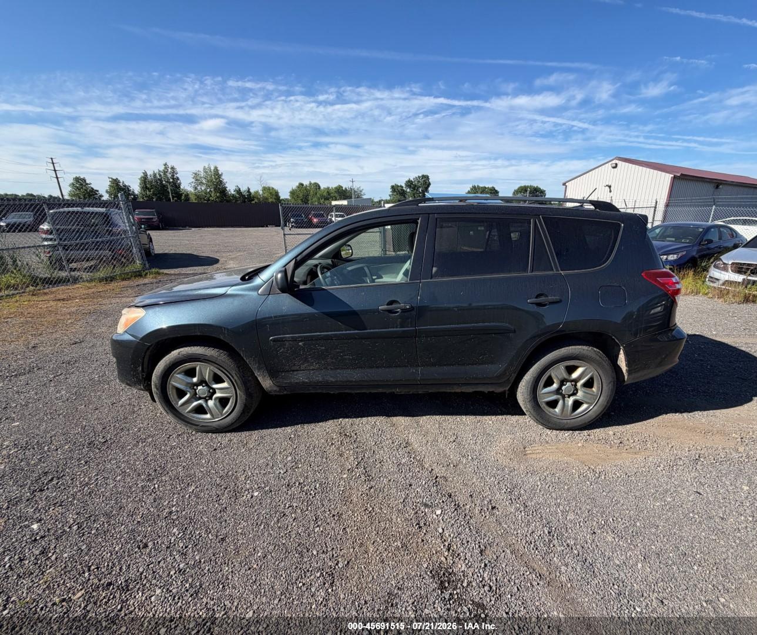 2011 Toyota Rav4   Blue vin: 2T3BF4DV6BW140606