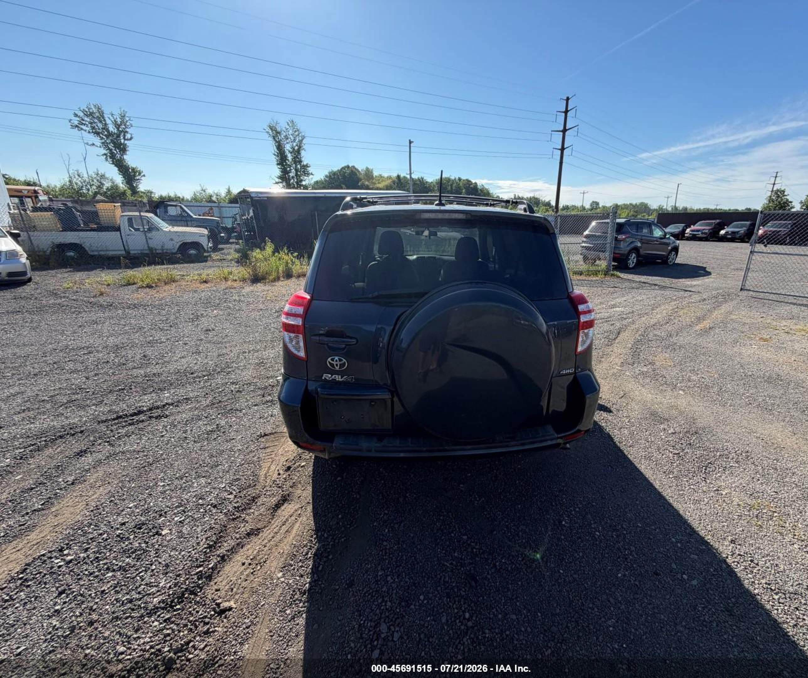 2011 Toyota Rav4   Blue vin: 2T3BF4DV6BW140606