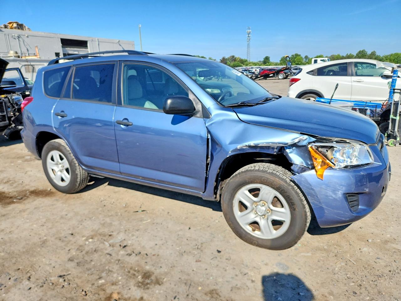 2011 Toyota Rav4 Base Blue vin: 2T3BF4DV6BW169149