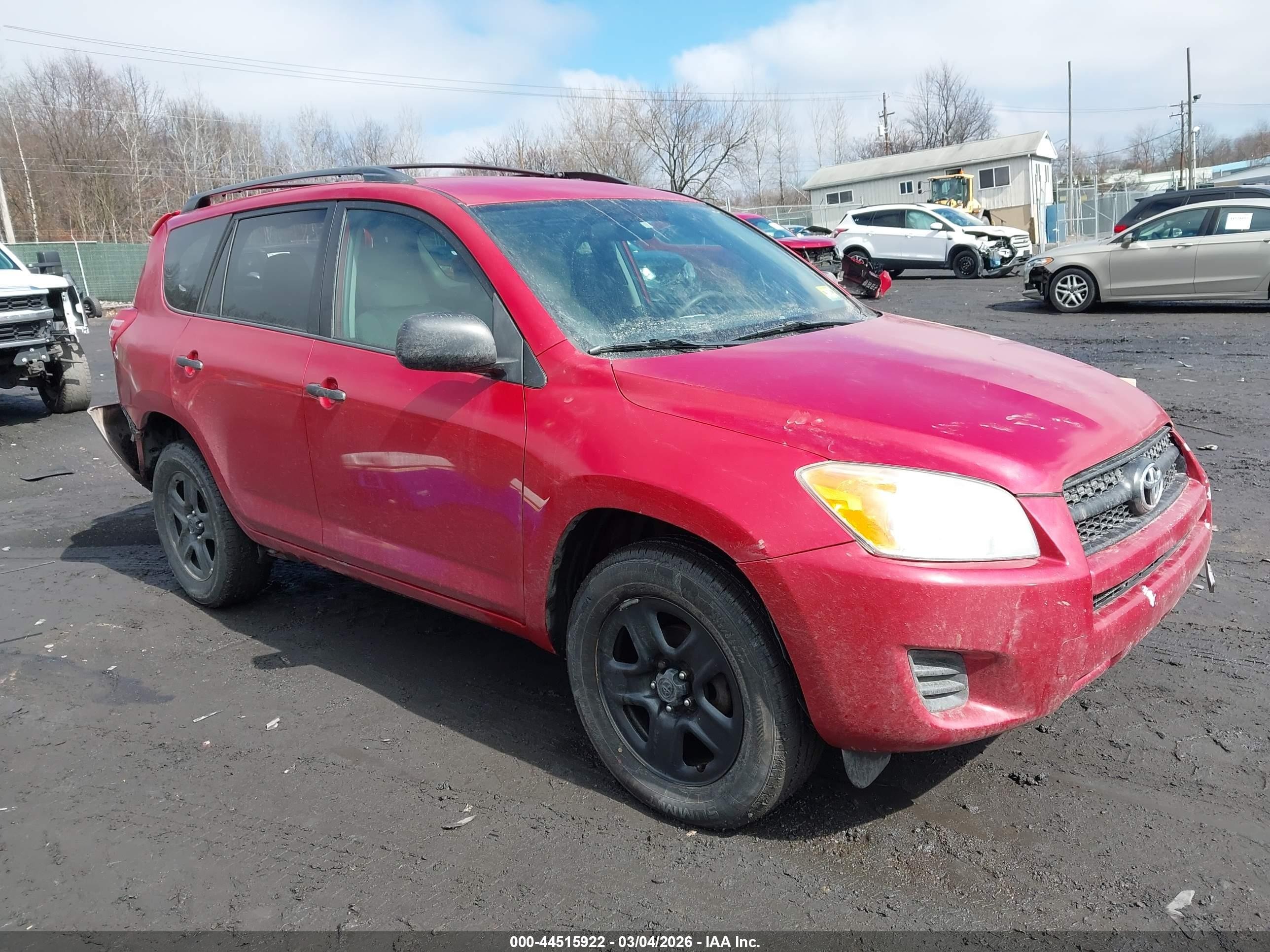 2012 Toyota Rav4   Red vin: 2T3BF4DV6CW184607