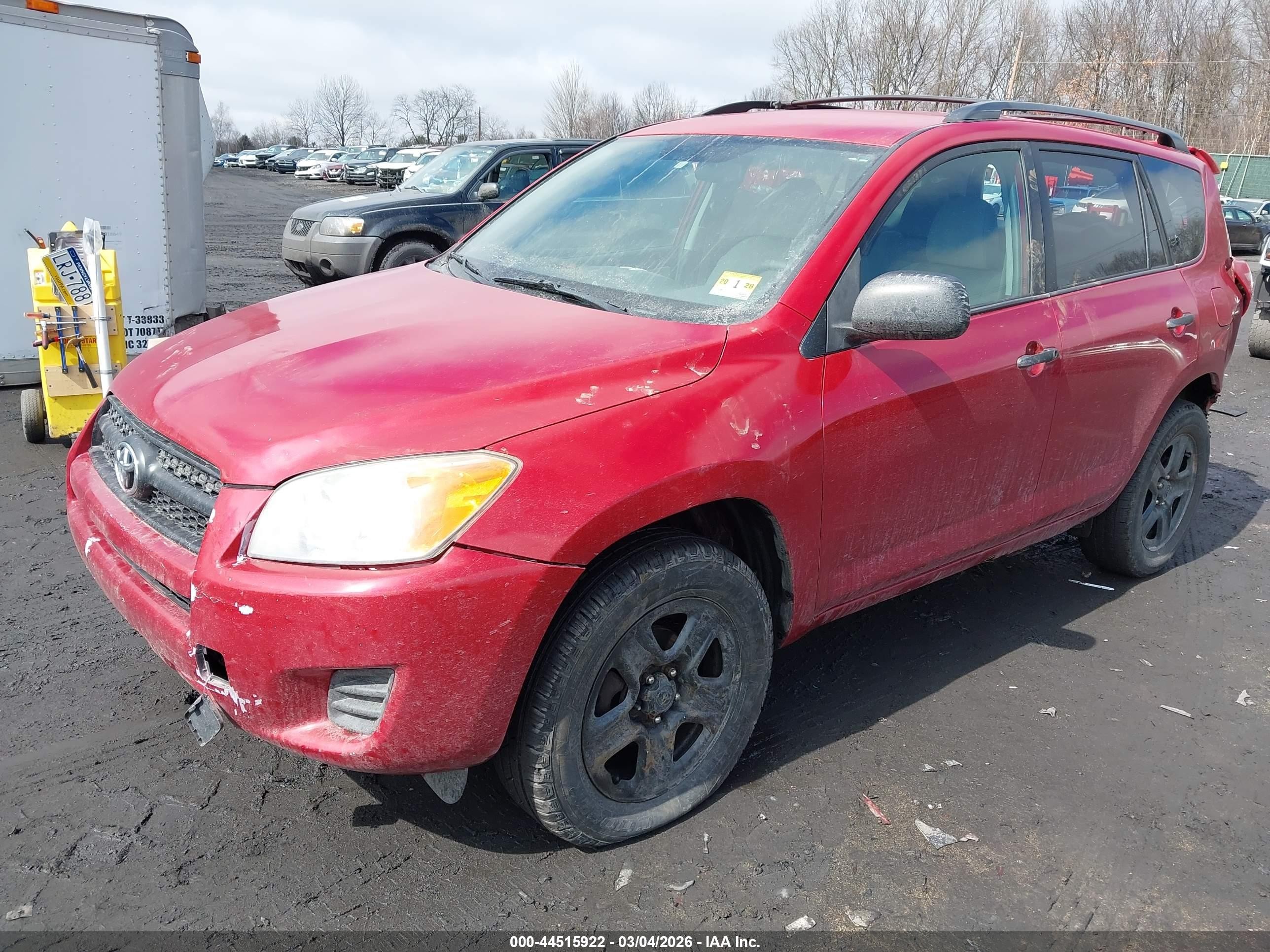 2012 Toyota Rav4   Red vin: 2T3BF4DV6CW184607