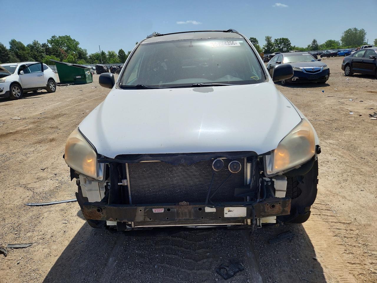 2012 Toyota Rav4 Base Белый vin: 2T3BF4DV6CW195770