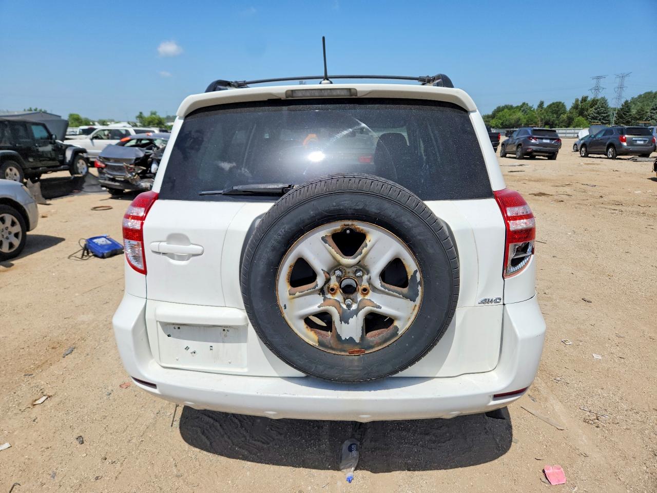 2012 Toyota Rav4 Base Белый vin: 2T3BF4DV6CW195770