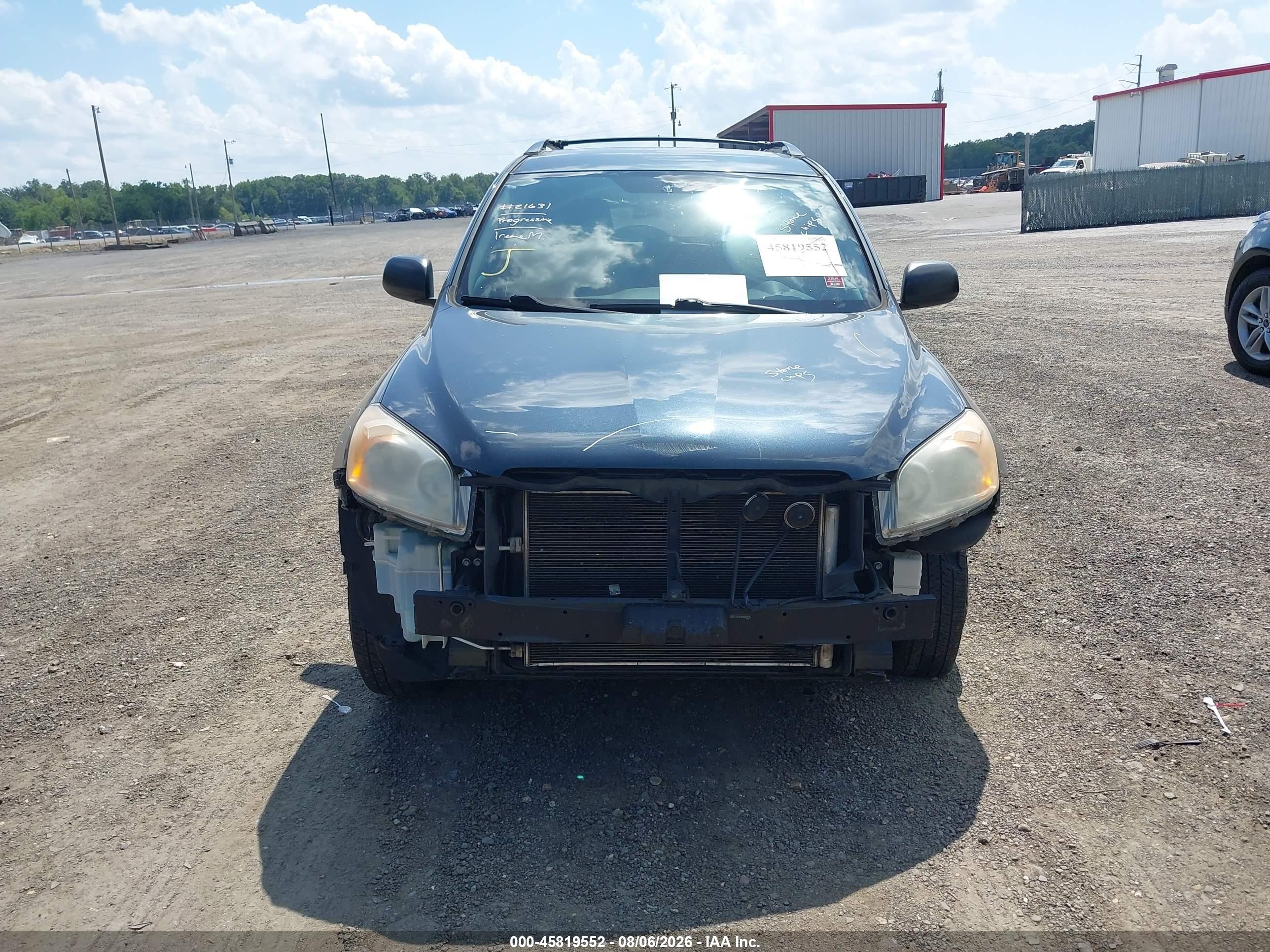 2012 Toyota Rav4   Blue vin: 2T3BF4DV6CW209716