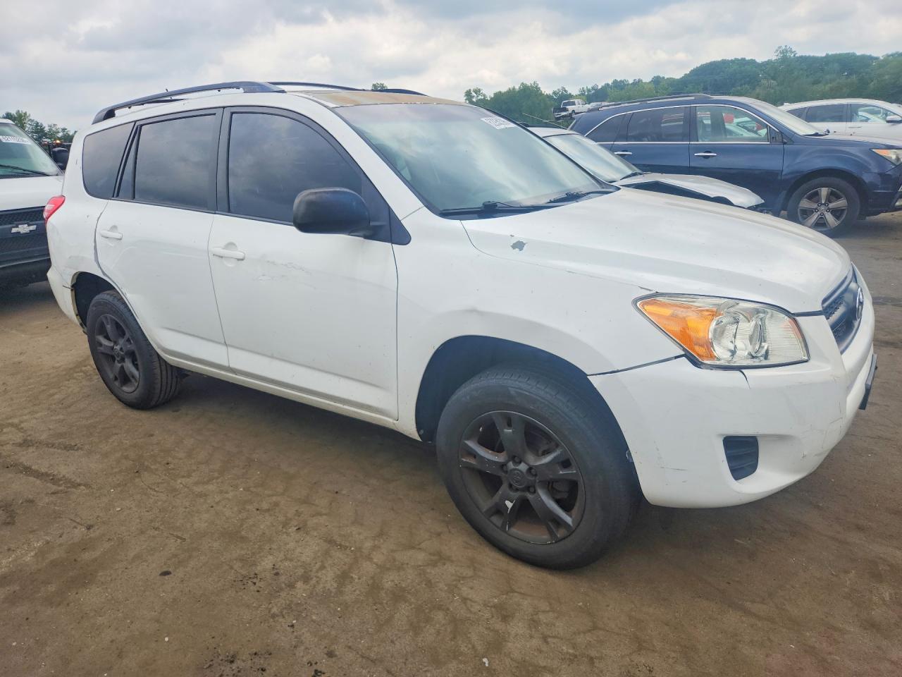 2012 Toyota Rav4 Base White vin: 2T3BF4DV6CW233661