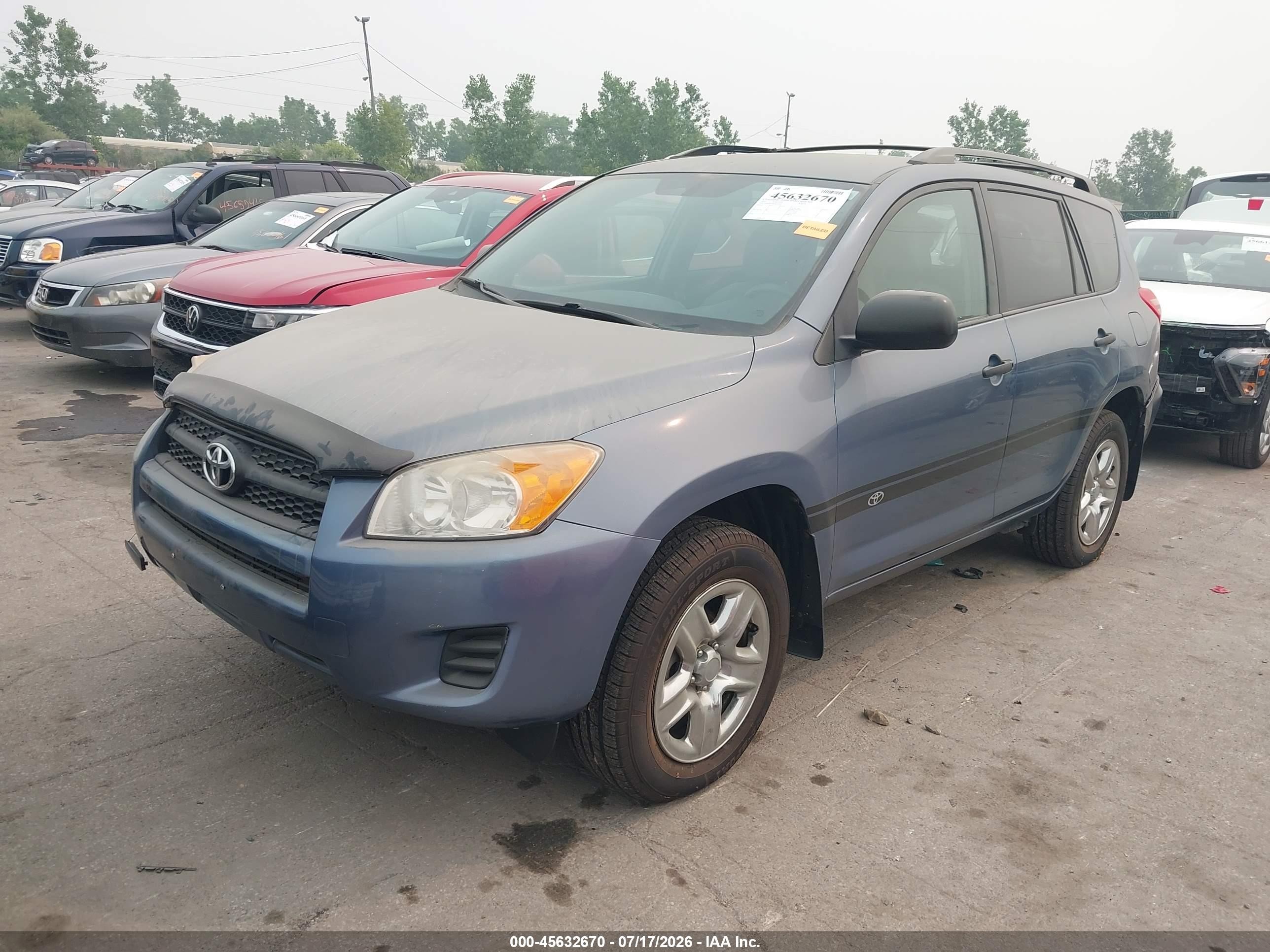 2012 Toyota Rav4   Blue vin: 2T3BF4DV6CW235202