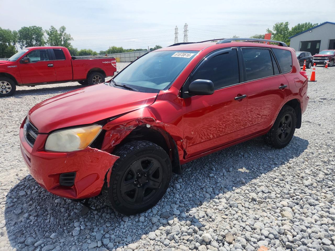 2012 Toyota Rav4 Base Red vin: 2T3BF4DV6CW241470