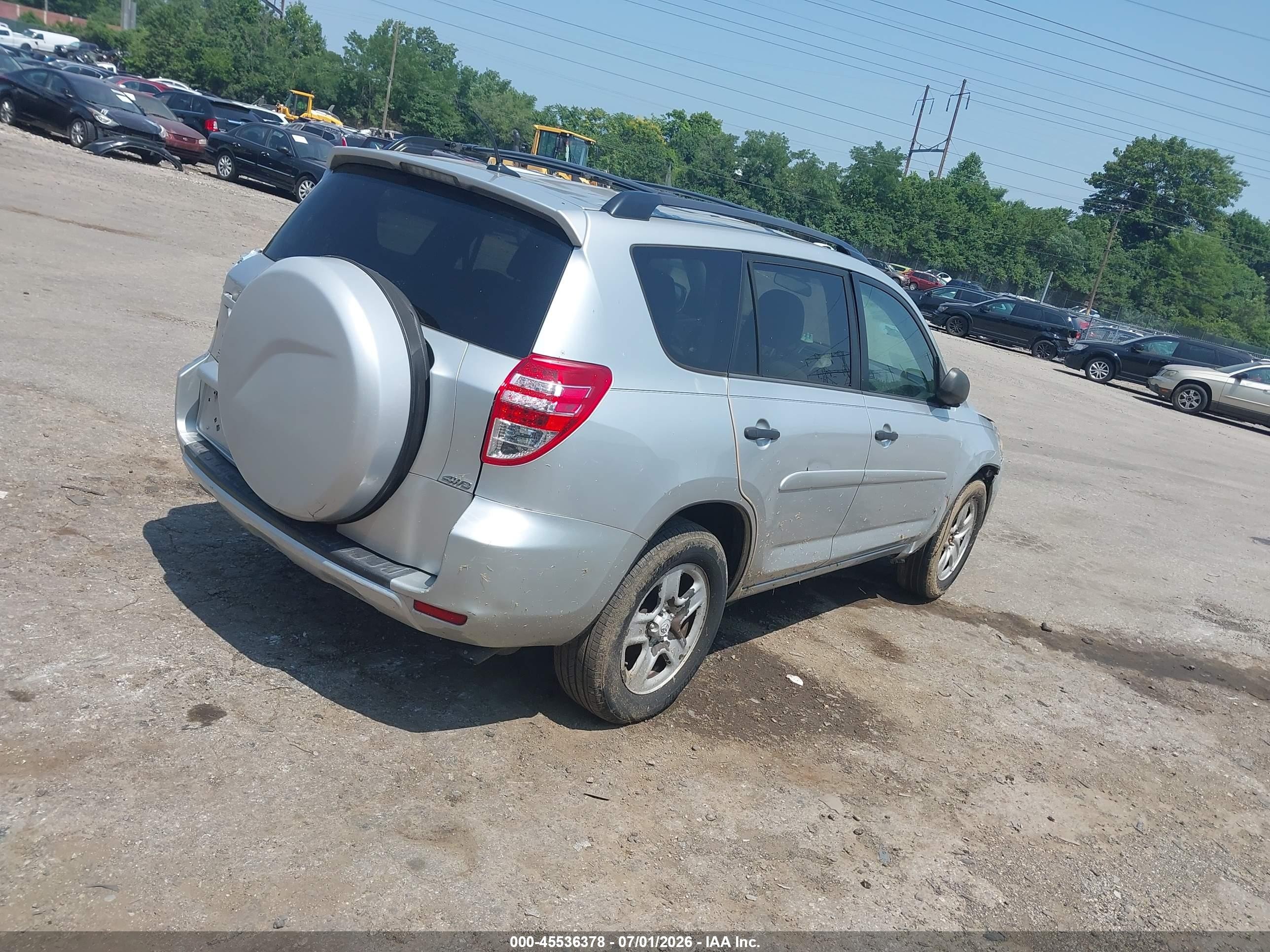 2012 Toyota Rav4   Gray vin: 2T3BF4DV6CW254218