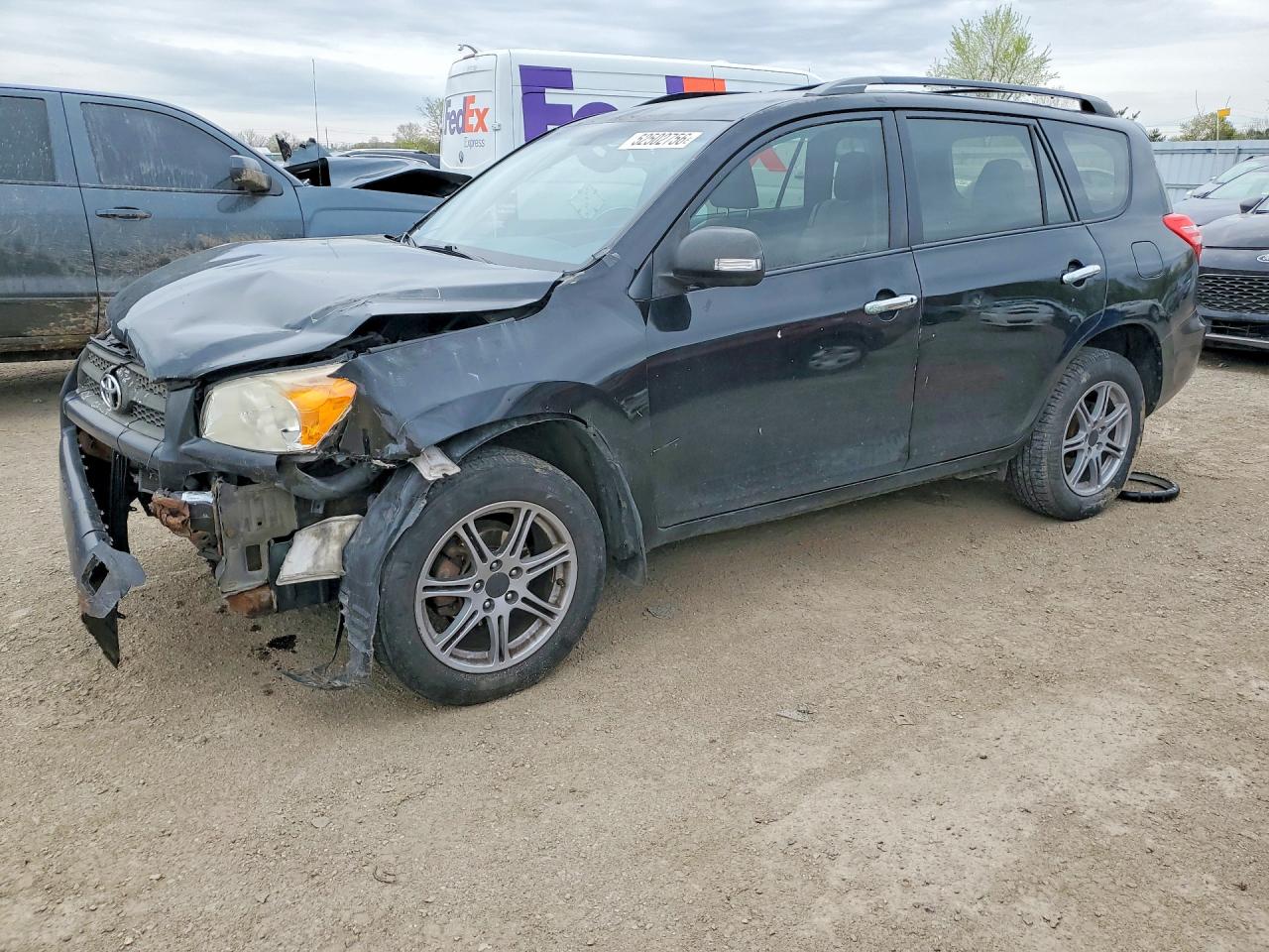 2012 Toyota Rav4 Base Black vin: 2T3BF4DV6CW254767