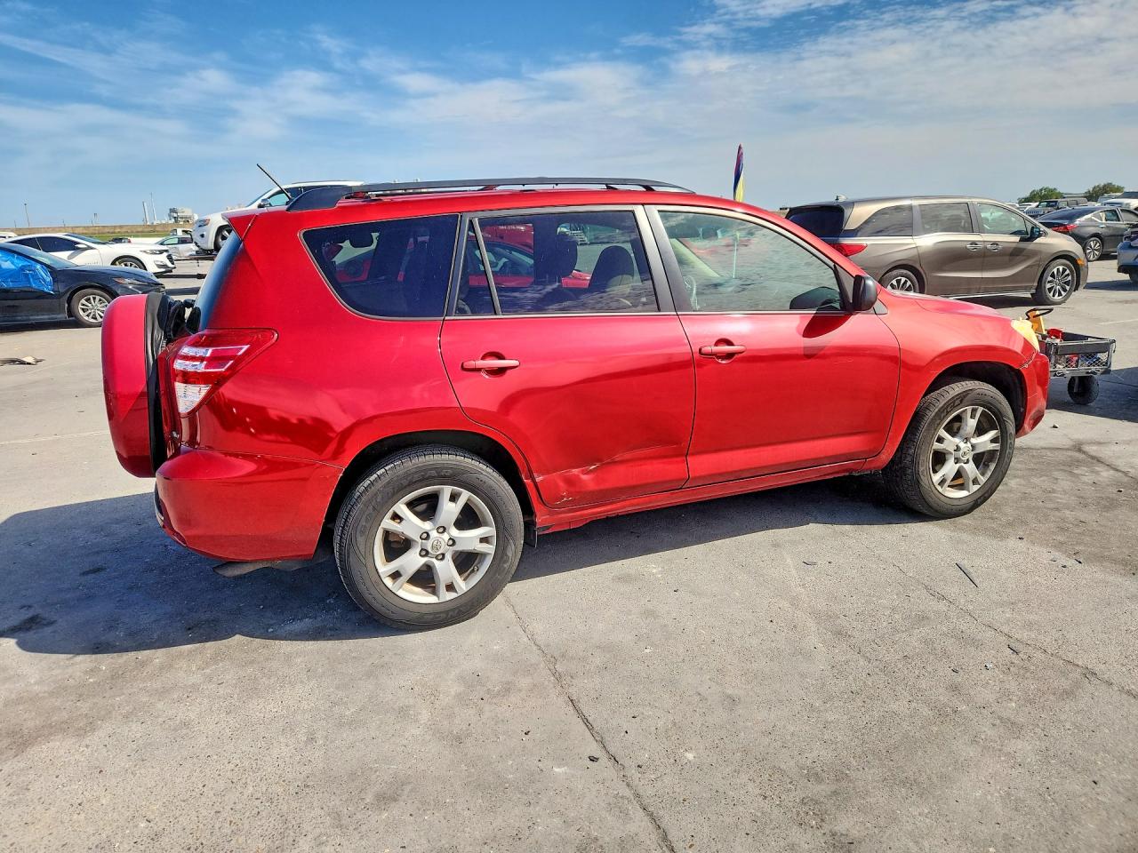 2012 Toyota Rav4 Base Red vin: 2T3BF4DV6CW255577
