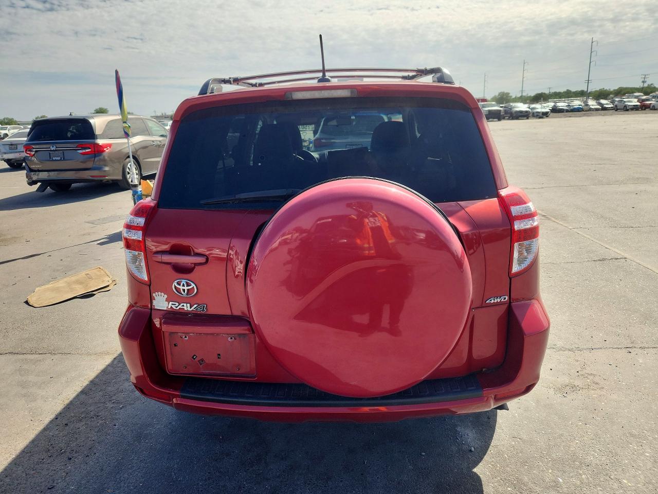 2012 Toyota Rav4 Base Red vin: 2T3BF4DV6CW255577