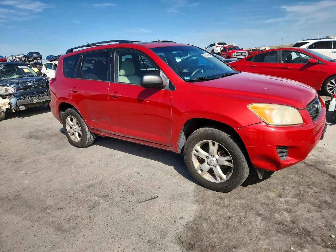 2012 Toyota Rav4 Base Red vin: 2T3BF4DV6CW255577
