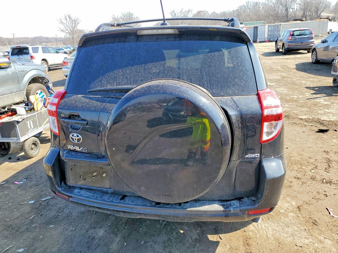 2012 Toyota Rav4 Base Black vin: 2T3BF4DV6CW257622