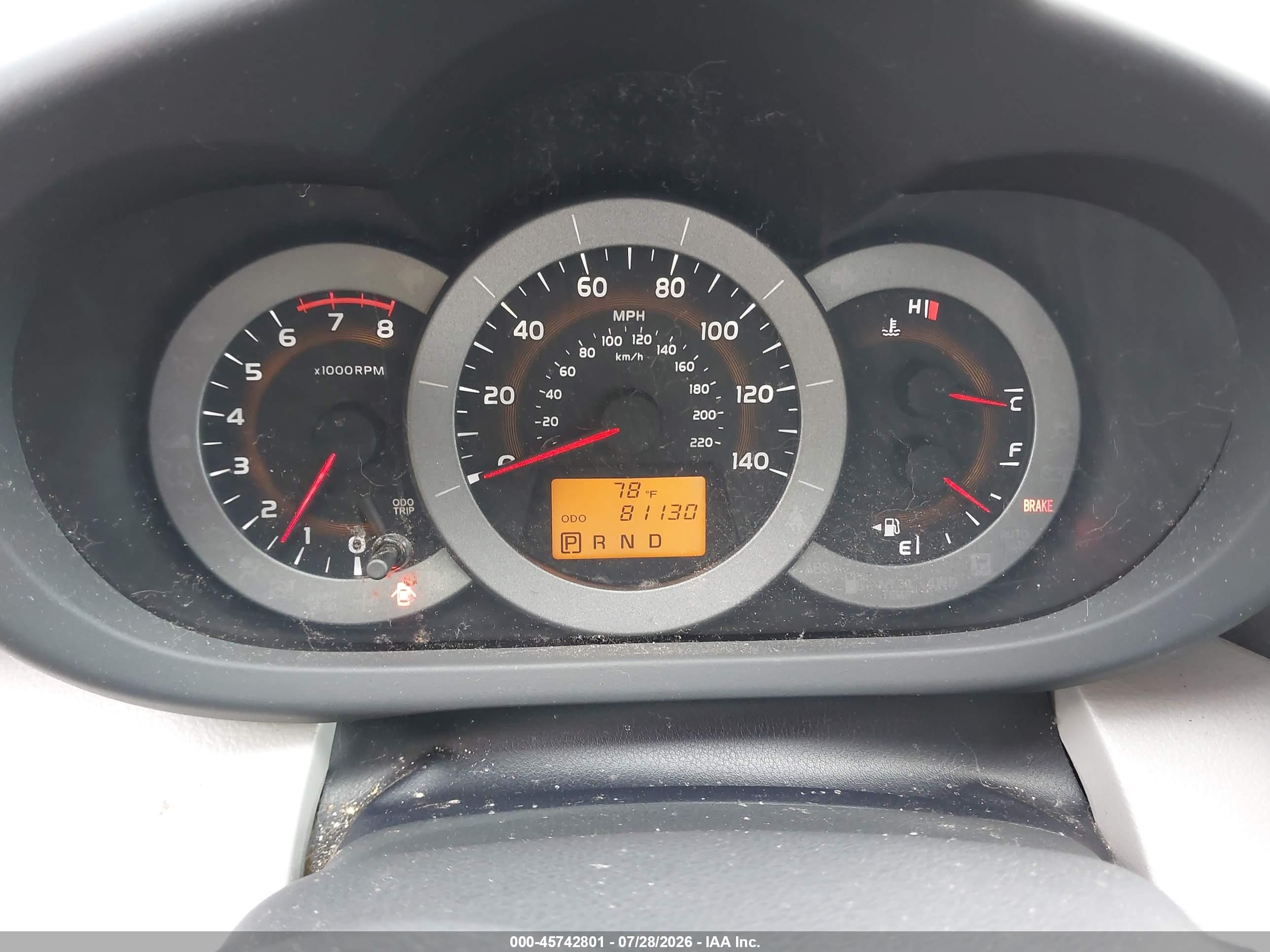 2012 Toyota Rav4   Red vin: 2T3BF4DV6CW264179