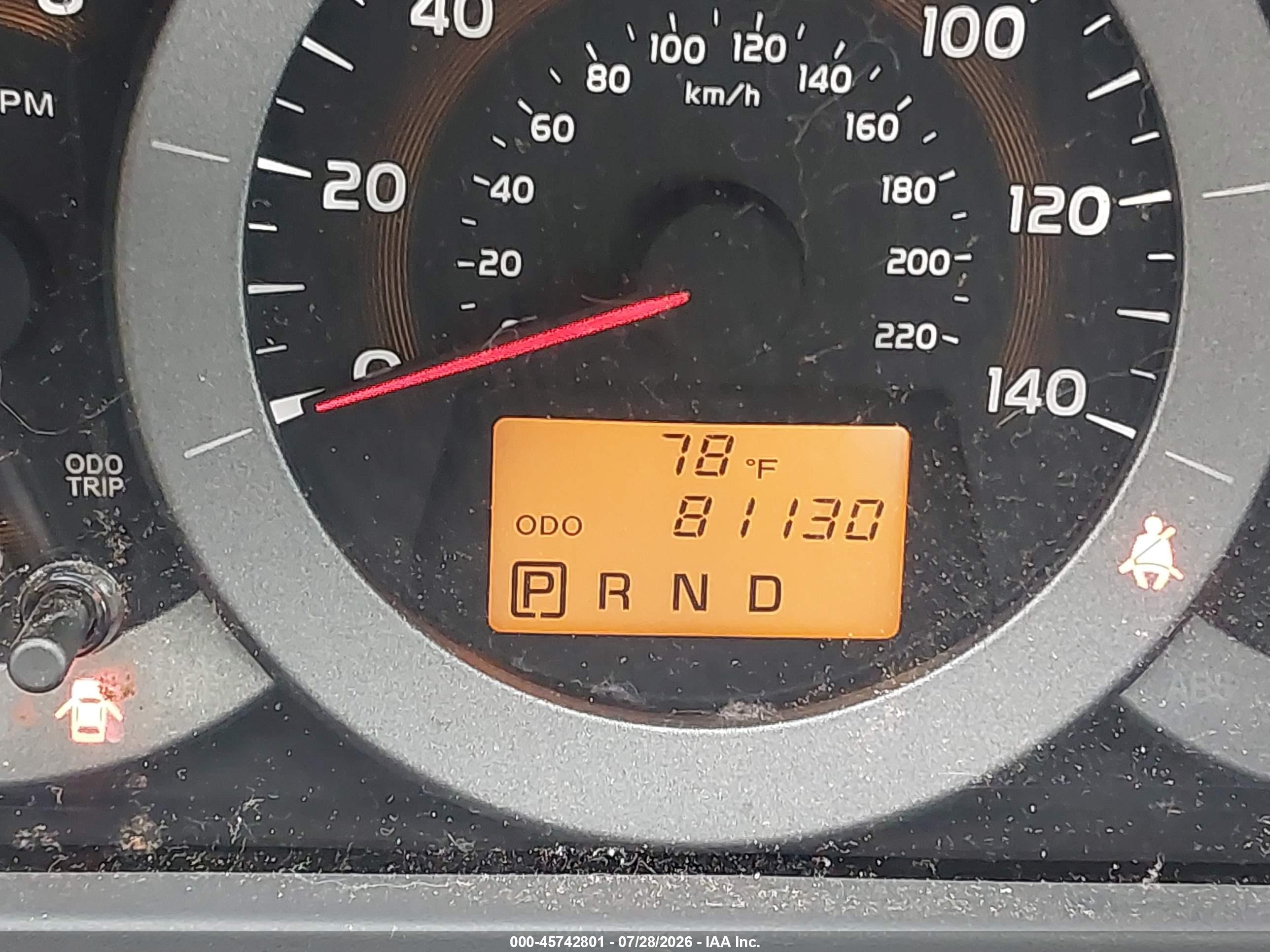 2012 Toyota Rav4   Red vin: 2T3BF4DV6CW264179