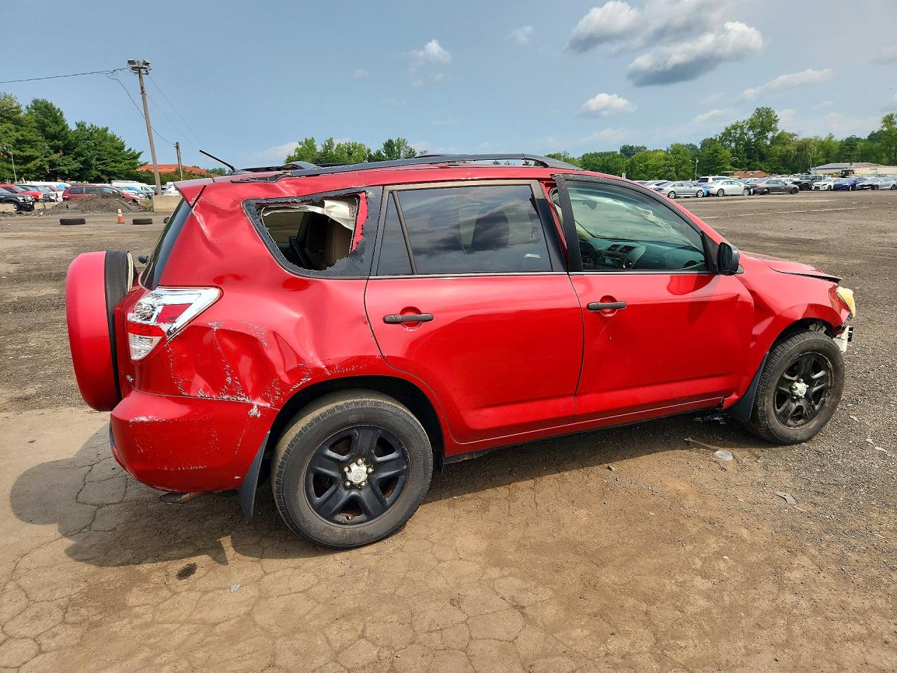 2012 Toyota Rav4 Base Red vin: 2T3BF4DV6CW266675