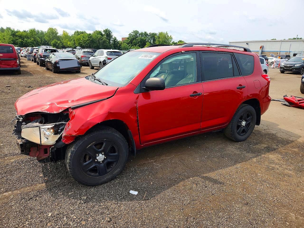 2012 Toyota Rav4 Base Red vin: 2T3BF4DV6CW266675