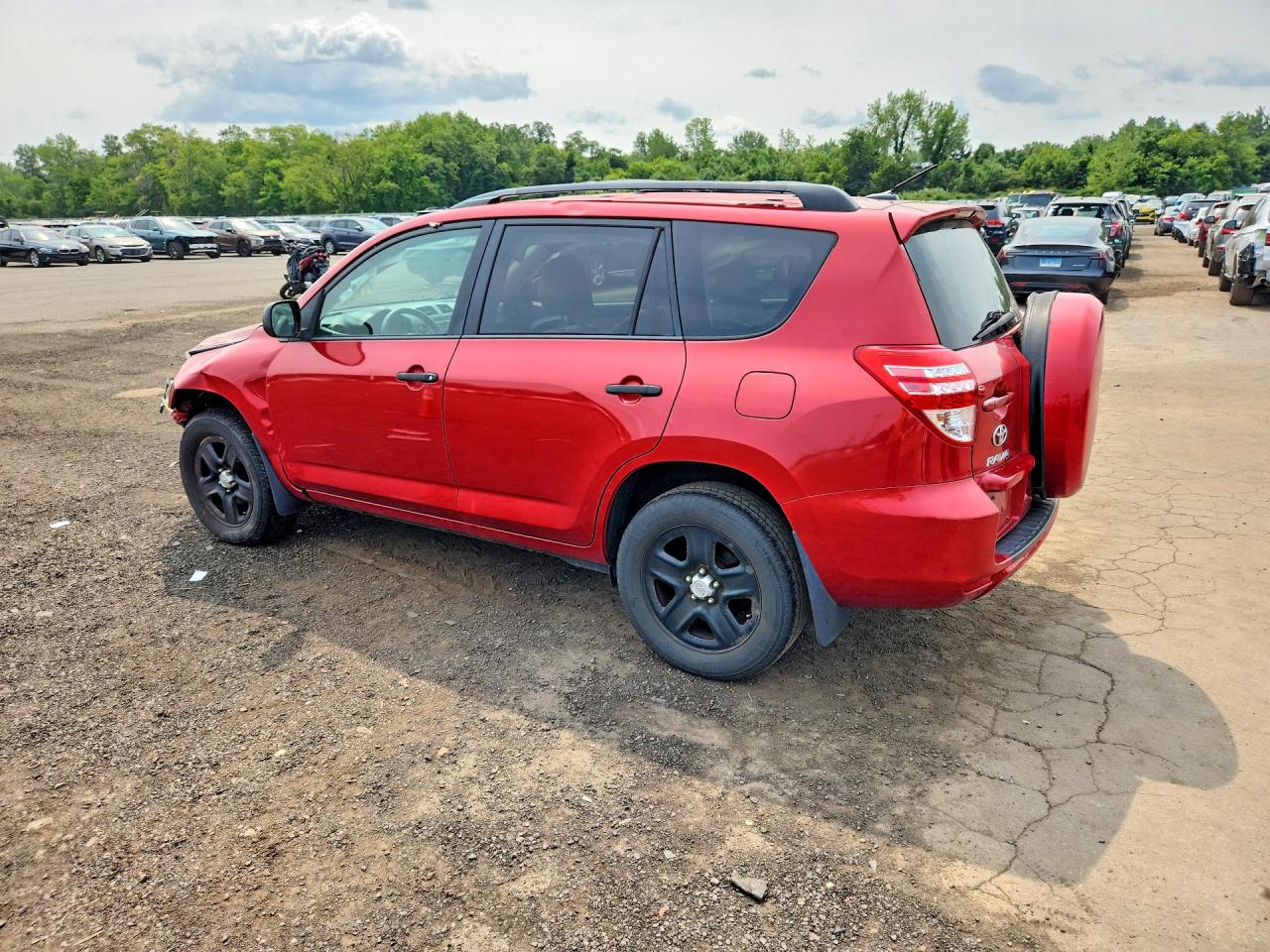 2012 Toyota Rav4 Base Red vin: 2T3BF4DV6CW266675