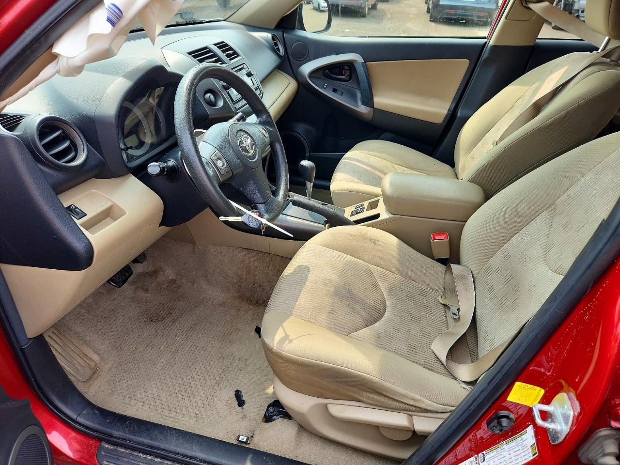 2012 Toyota Rav4 Base Red vin: 2T3BF4DV6CW266675