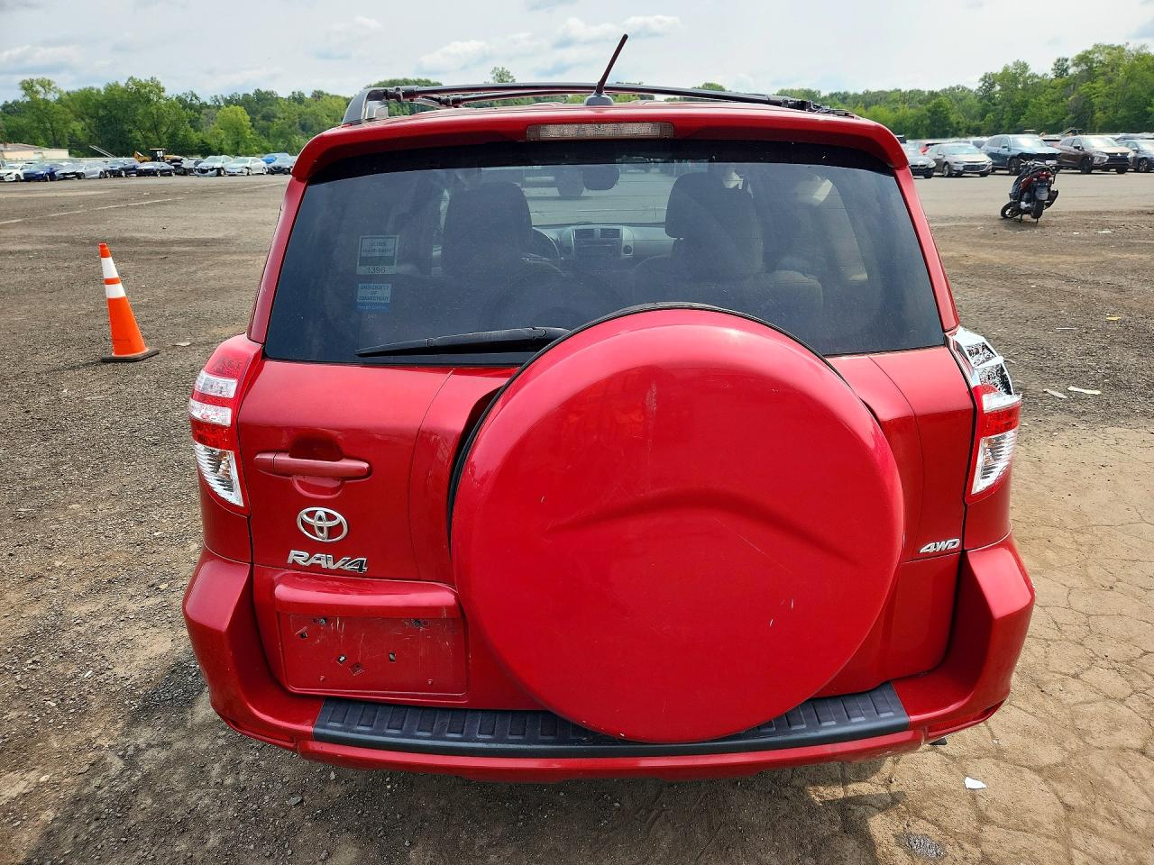 2012 Toyota Rav4 Base Red vin: 2T3BF4DV6CW266675