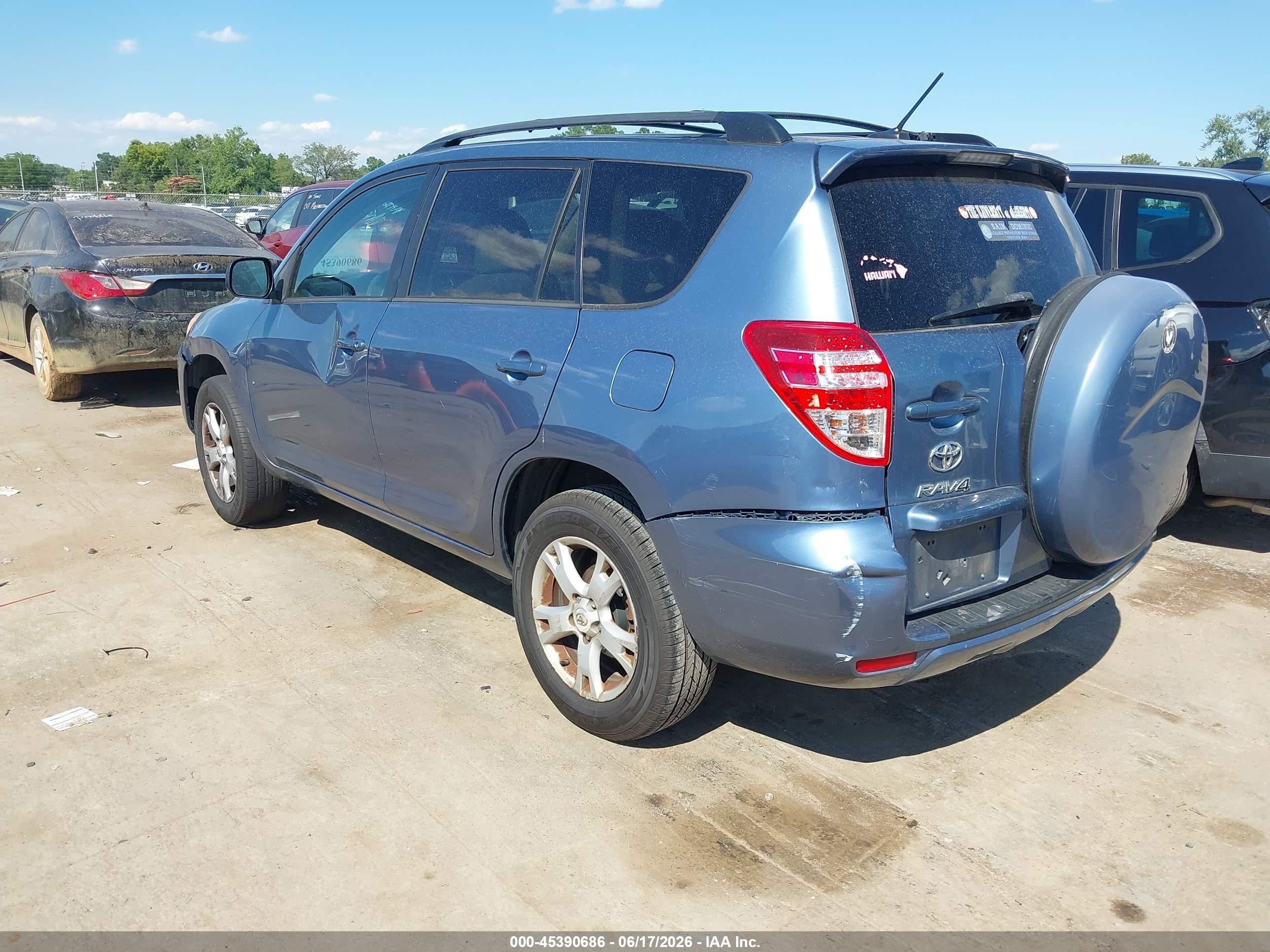 2012 Toyota Rav4   Blue vin: 2T3BF4DV6CW268166