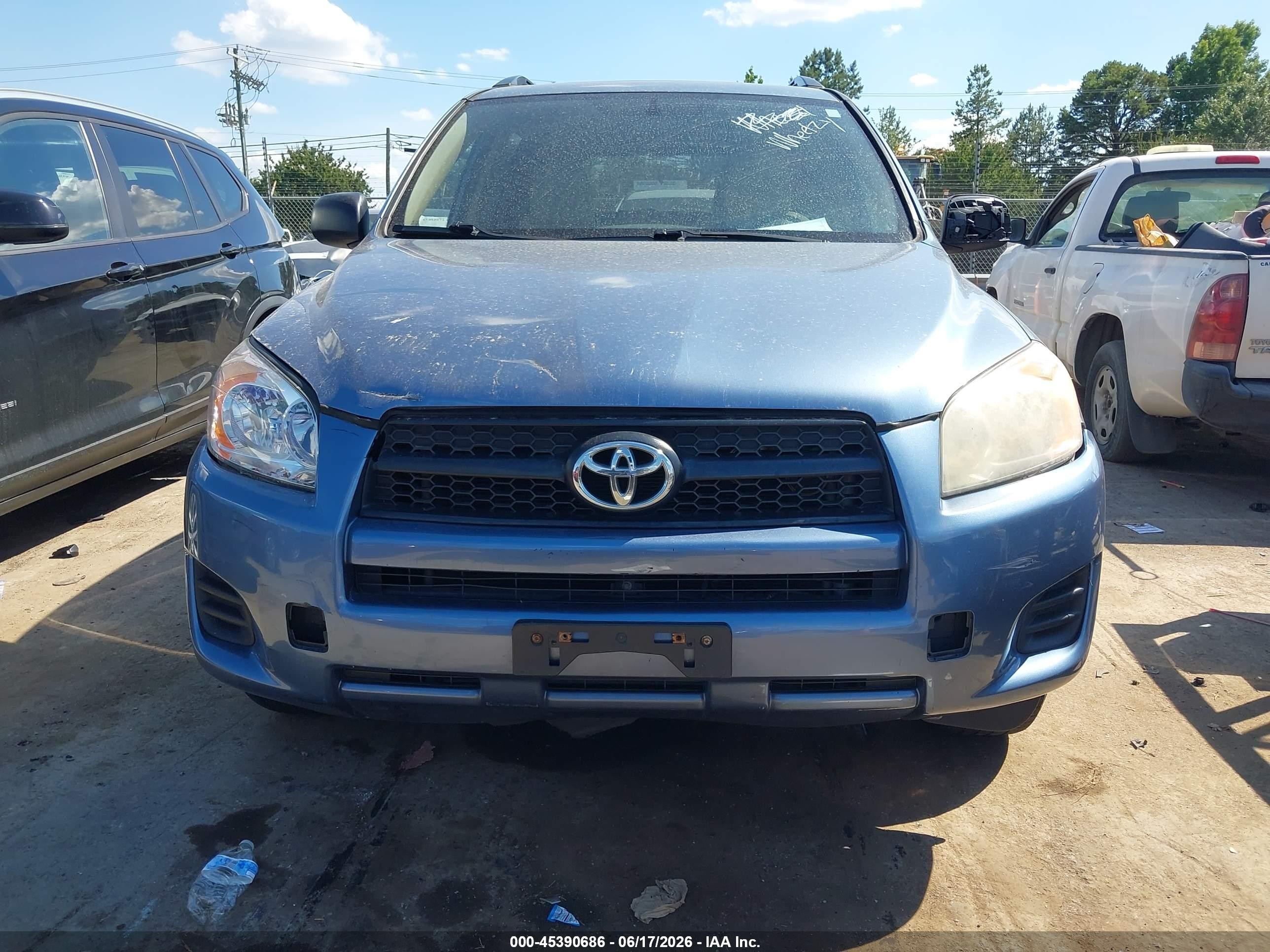 2012 Toyota Rav4   Blue vin: 2T3BF4DV6CW268166