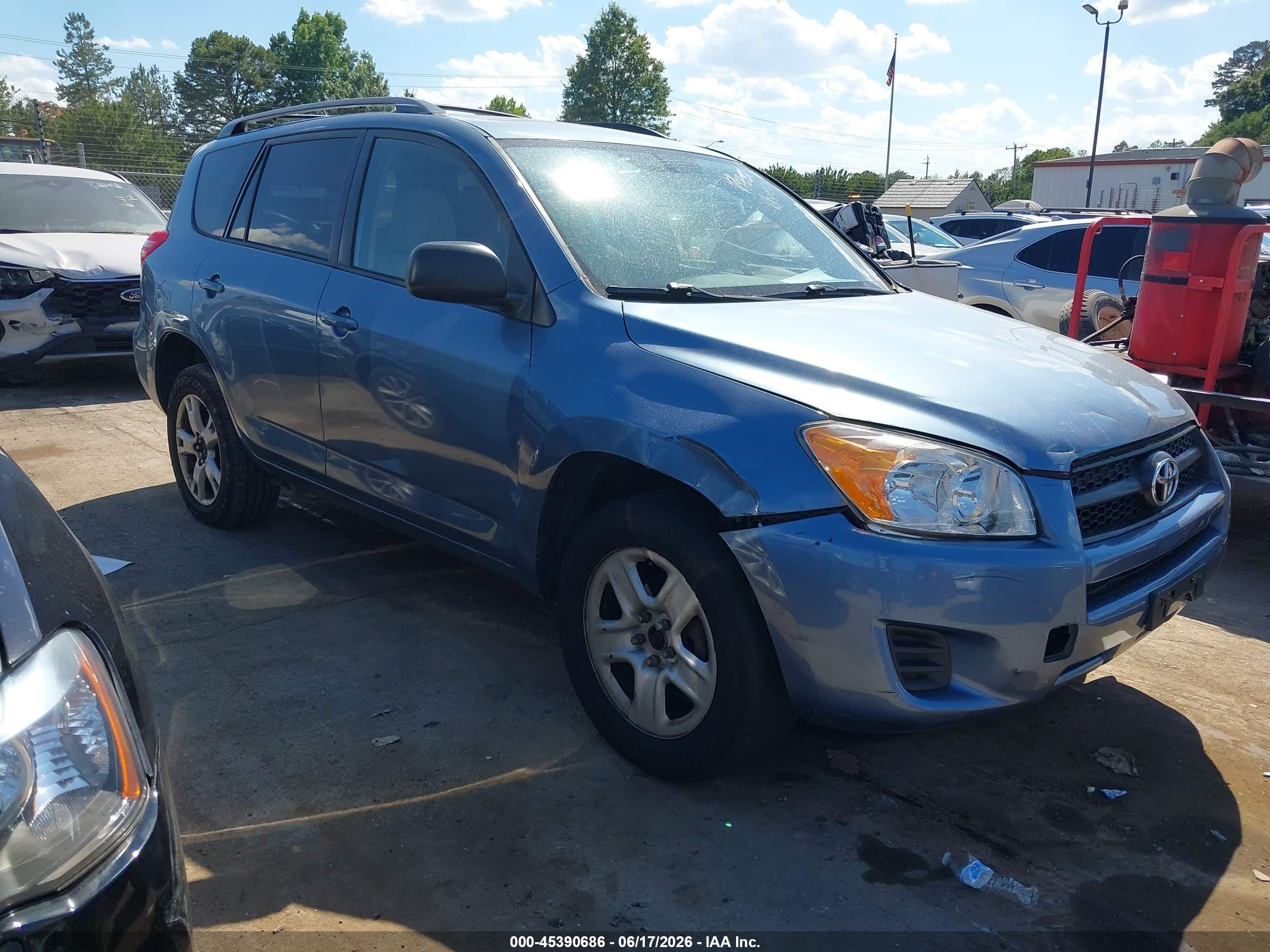 2012 Toyota Rav4   Blue vin: 2T3BF4DV6CW268166