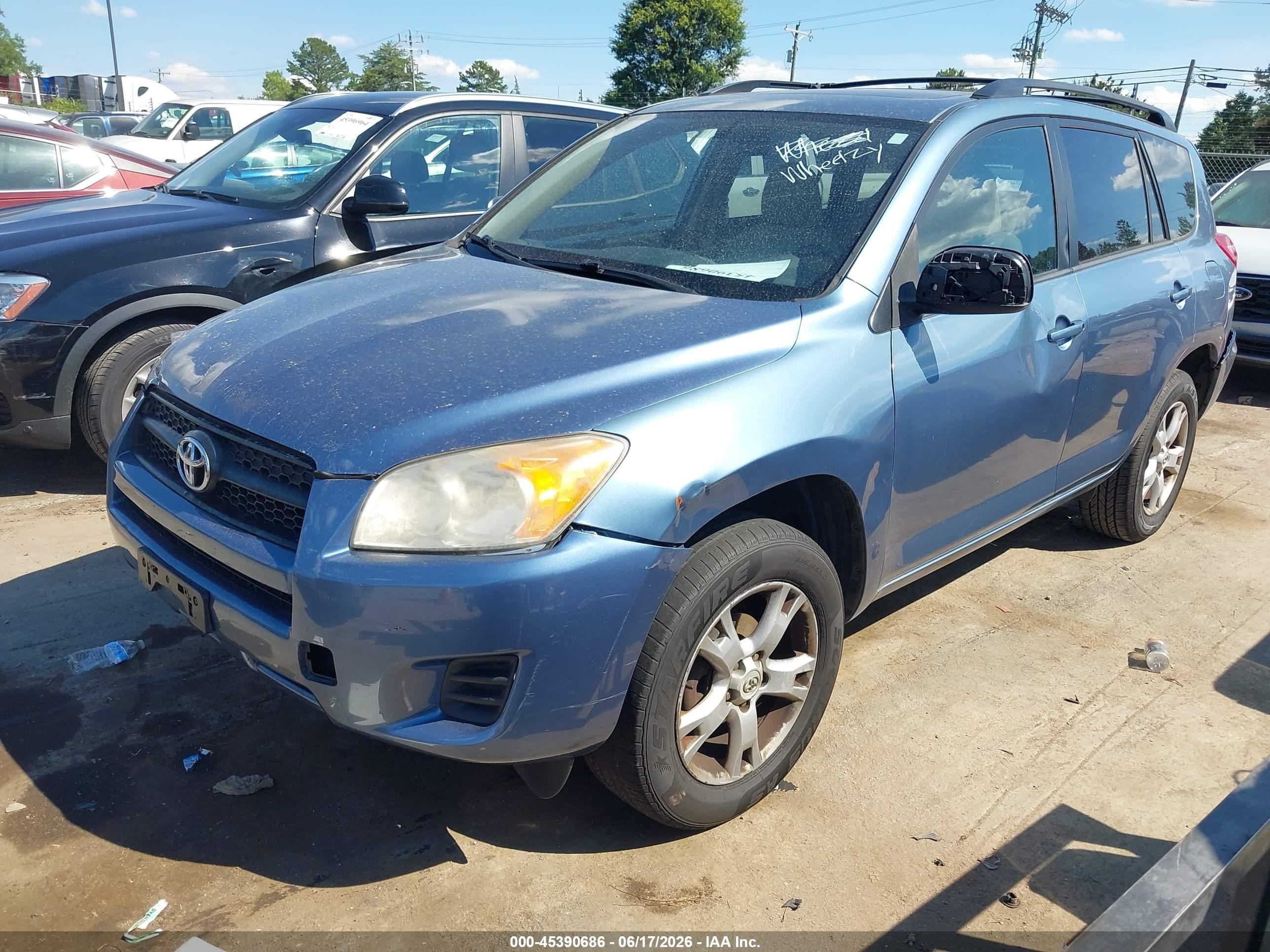 2012 Toyota Rav4   Blue vin: 2T3BF4DV6CW268166