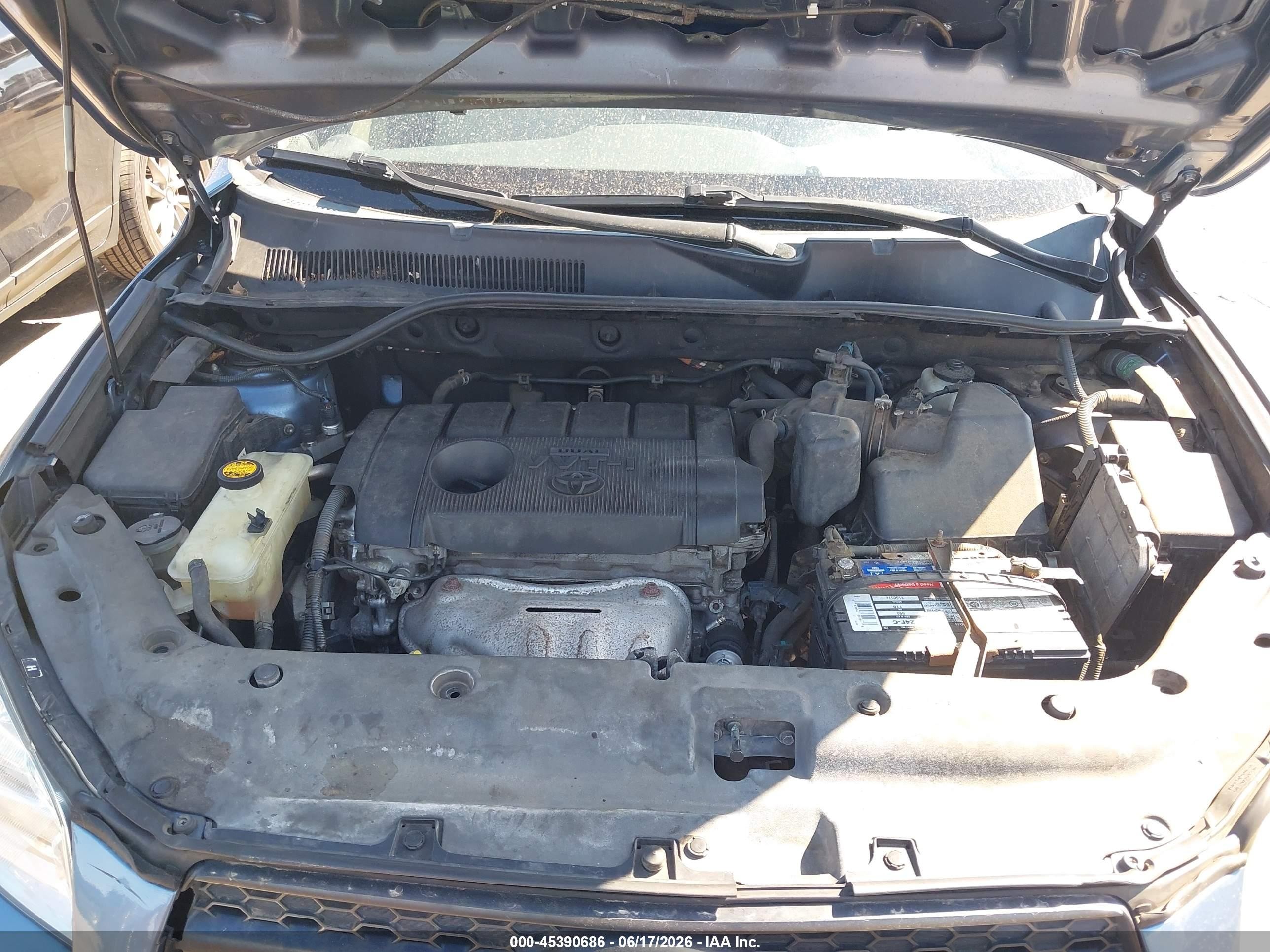 2012 Toyota Rav4   Blue vin: 2T3BF4DV6CW268166