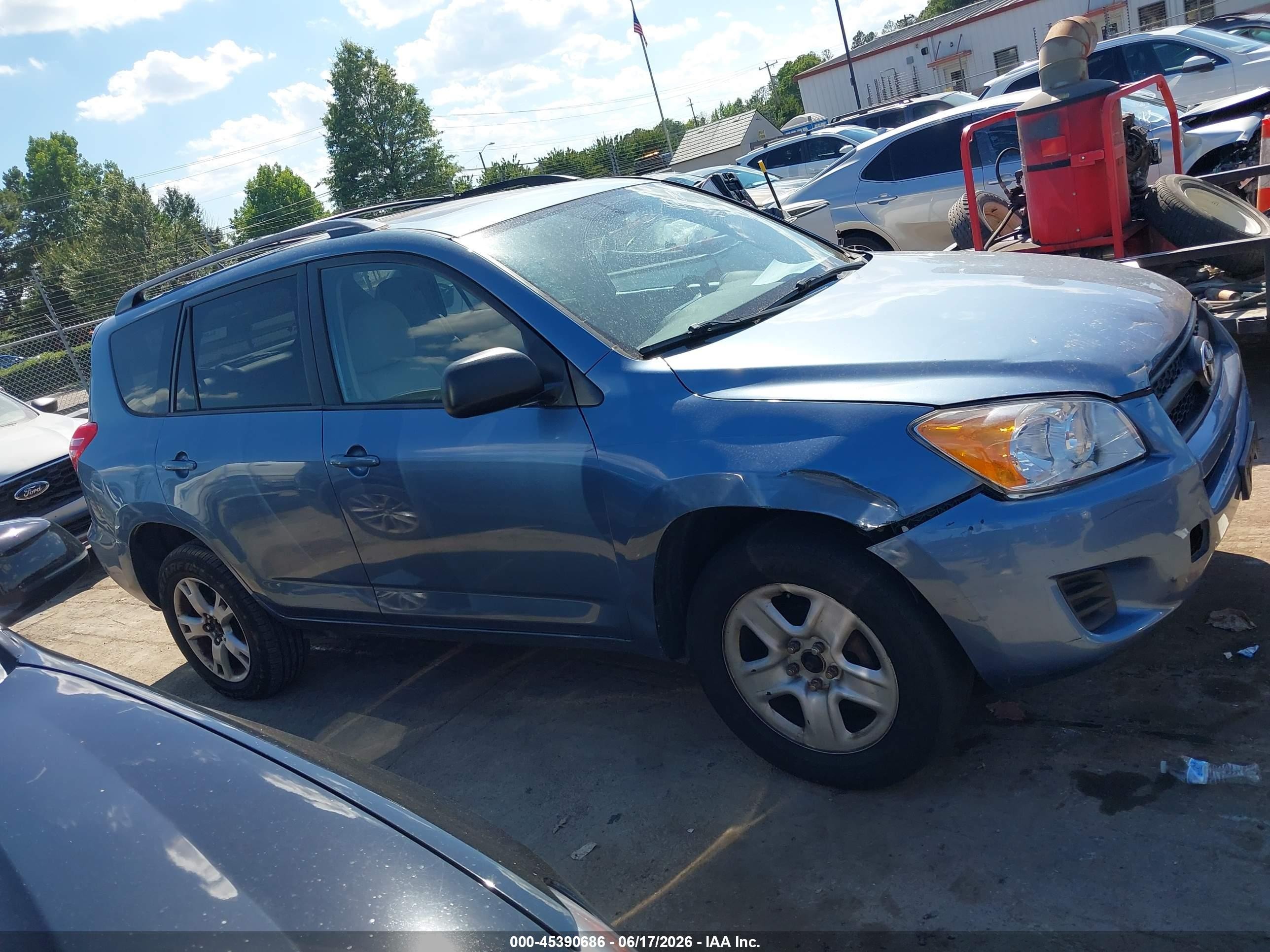 2012 Toyota Rav4   Blue vin: 2T3BF4DV6CW268166